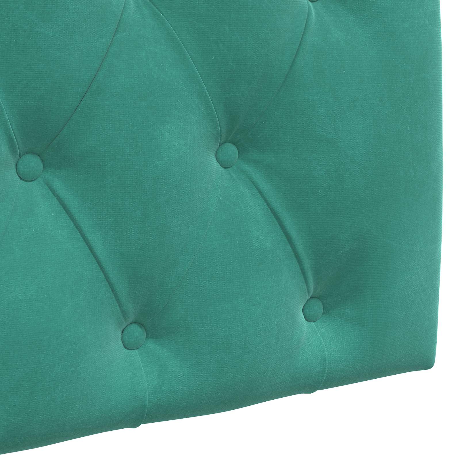 Tête de lit suspendue Turquoise 90 x 55 x 7 cm Velours - XIOS
