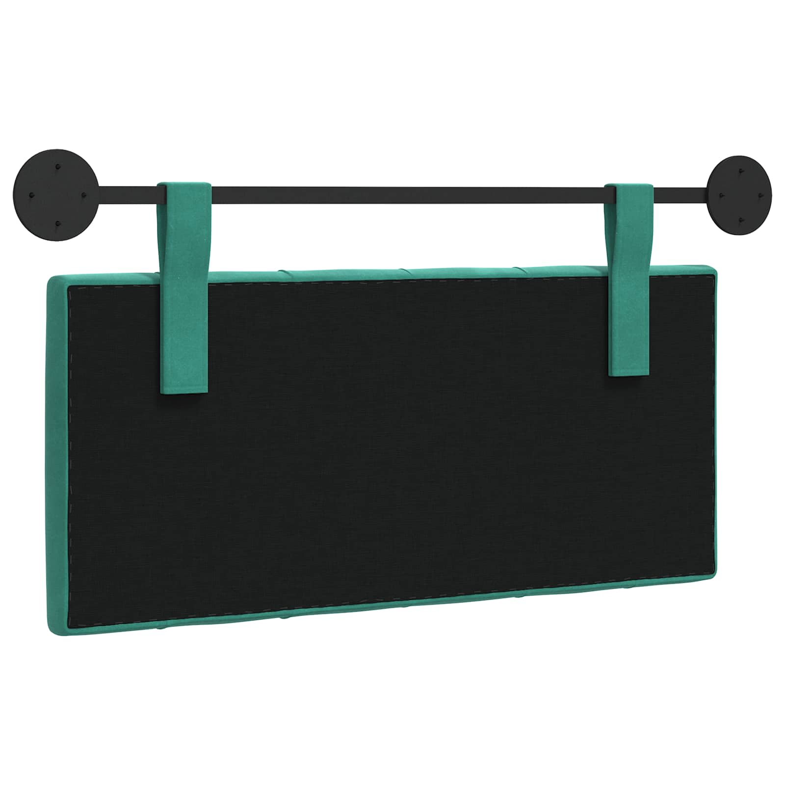 Tête de lit suspendue Turquoise 90 x 55 x 7 cm Velours - XIOS