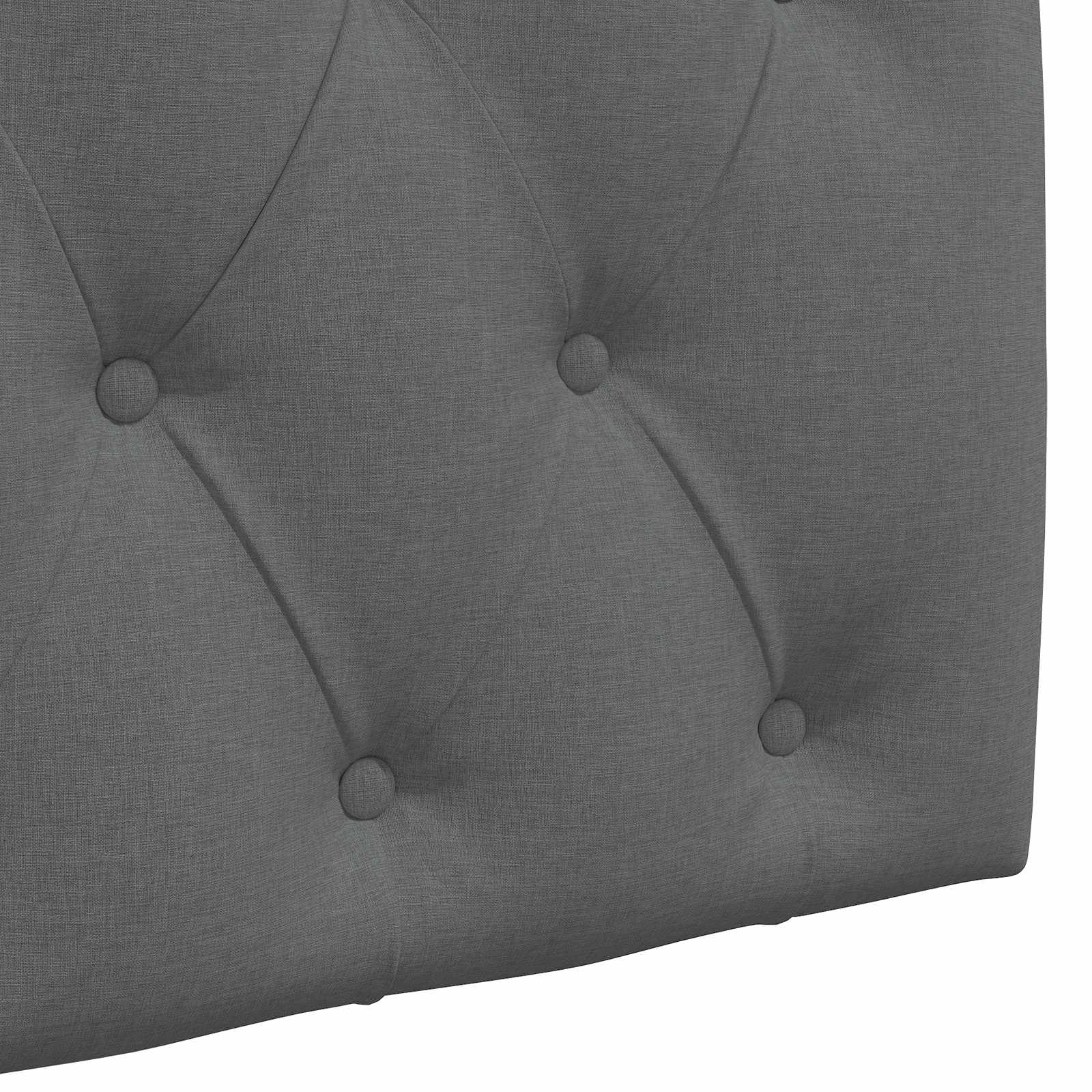Tête de lit suspendue Gris foncé Tissu - XIOS
