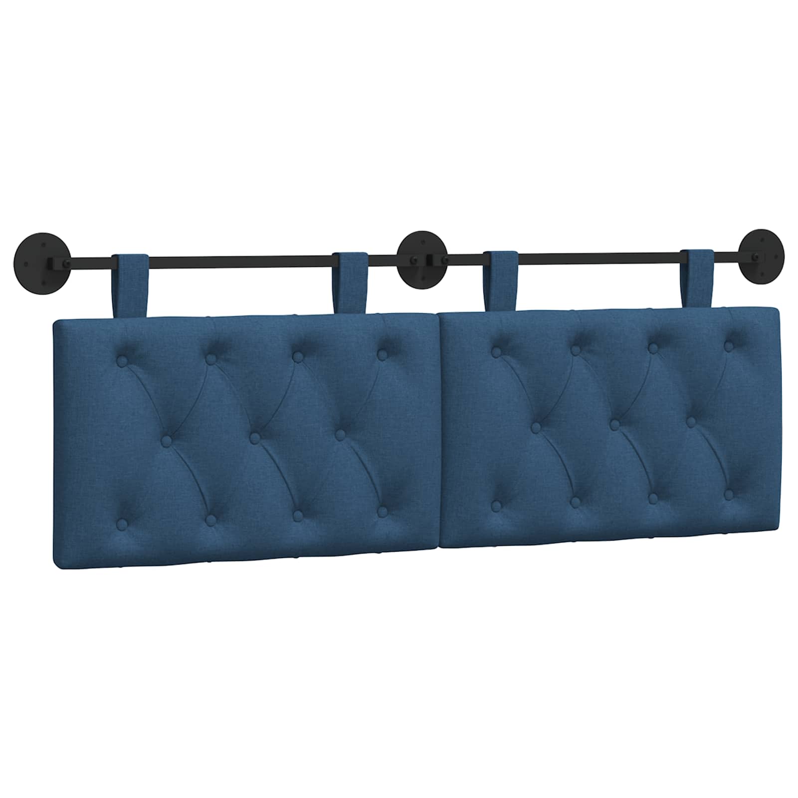 Tête de lit suspendue Bleu Tissu - XIOS