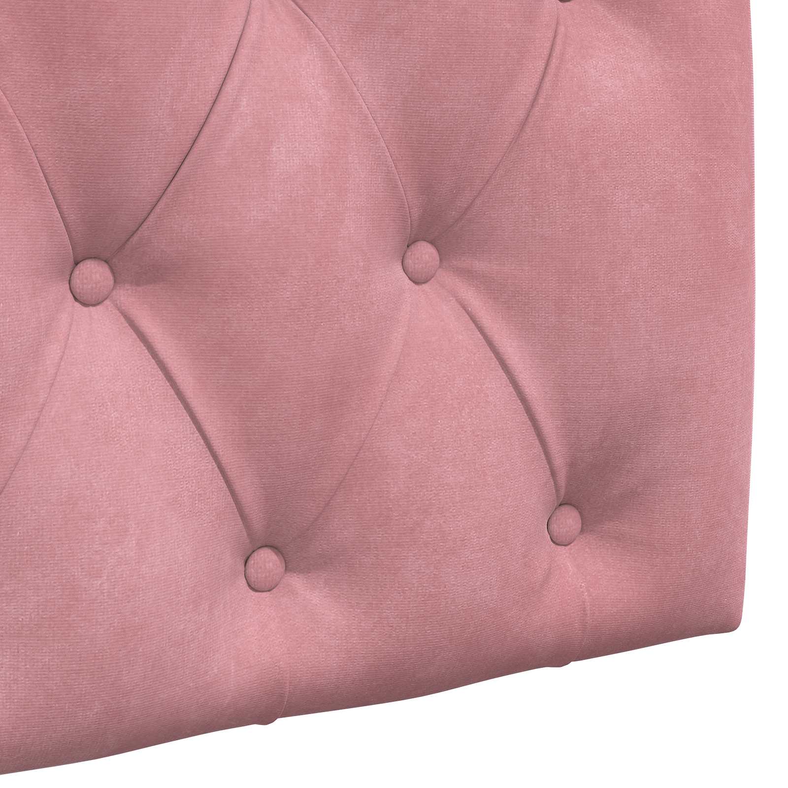 Tête de lit suspendue Avec lumière LED Rose Velours - XIOS