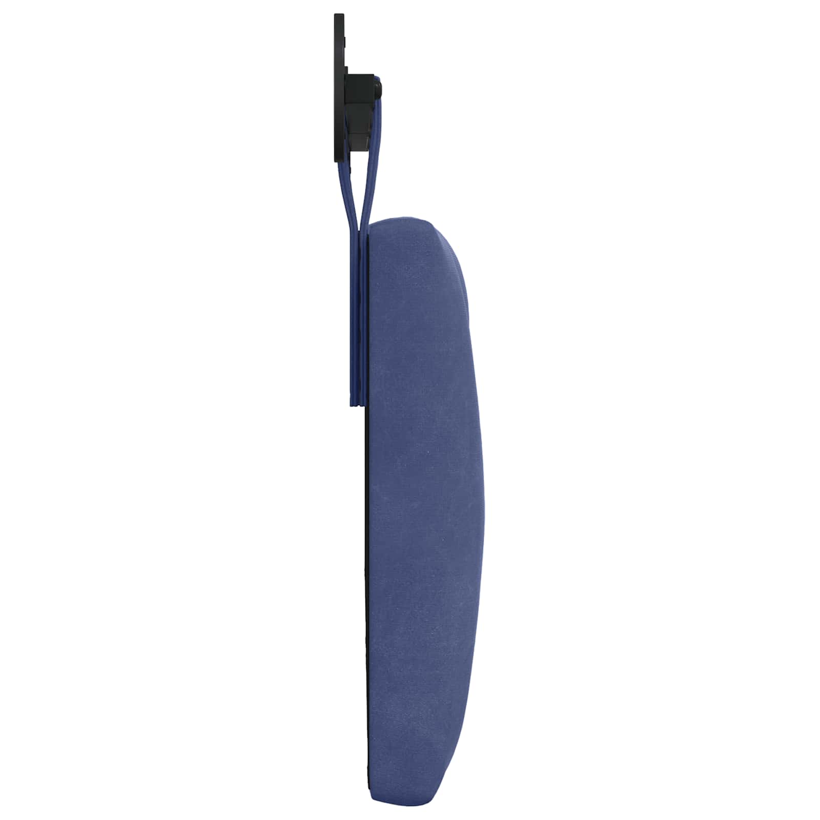 Tête de lit suspendue Avec lumière LED Bleu police Velours - XIOS