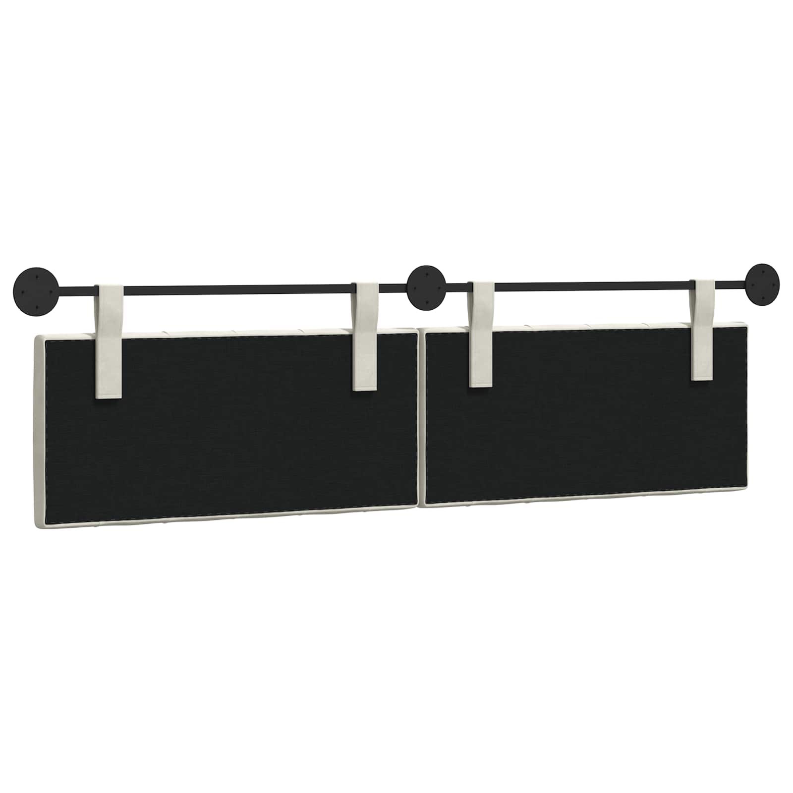 Tête de lit suspendue Crème Velours - XIOS