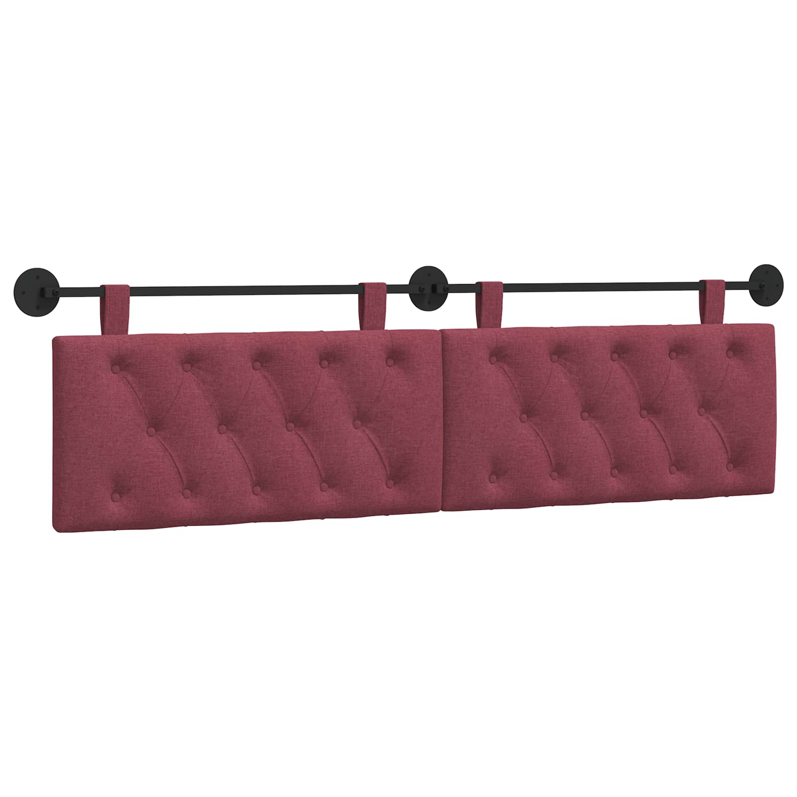 Tête de lit suspendue Bordeaux Tissu - XIOS