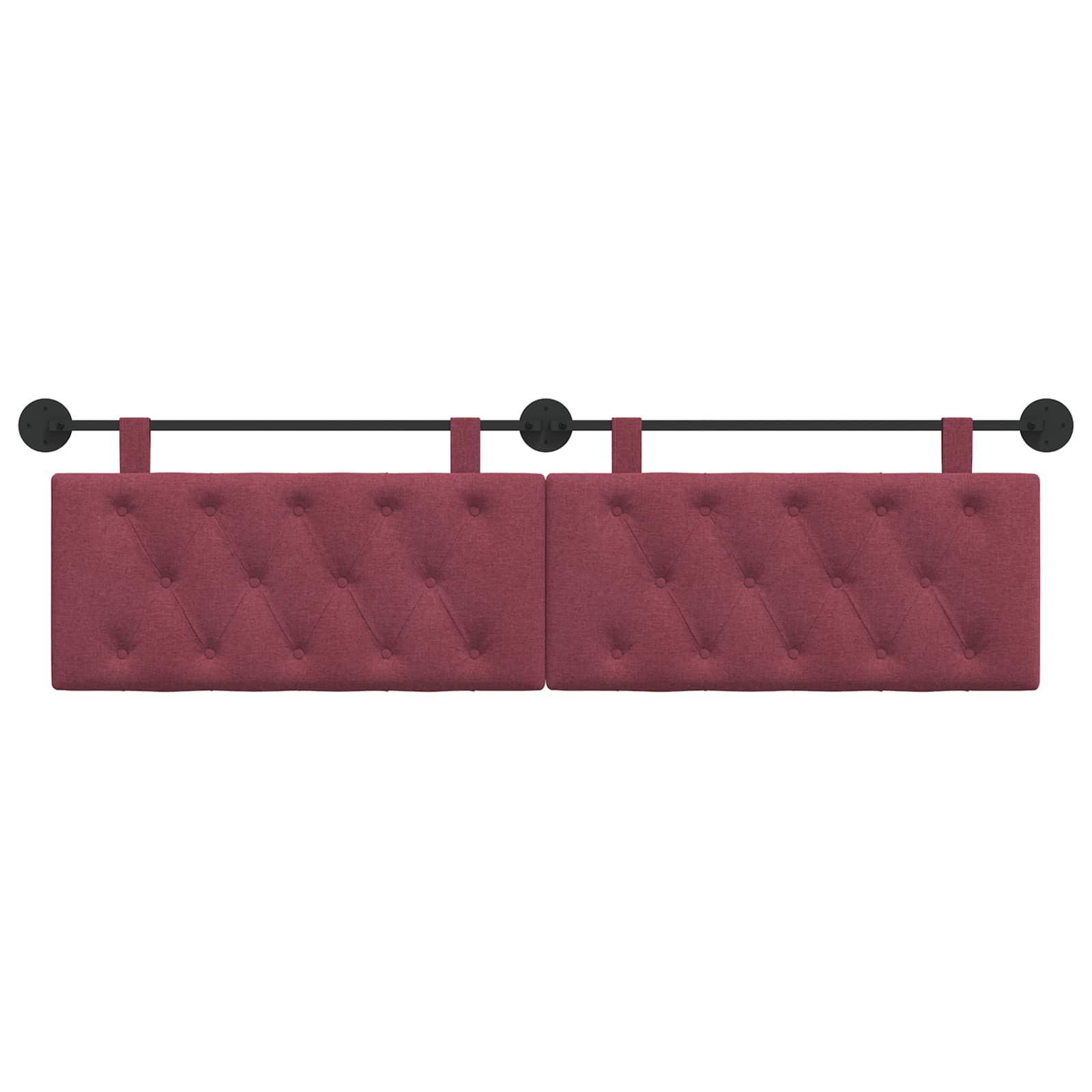 Tête de lit suspendue Bordeaux Tissu - XIOS