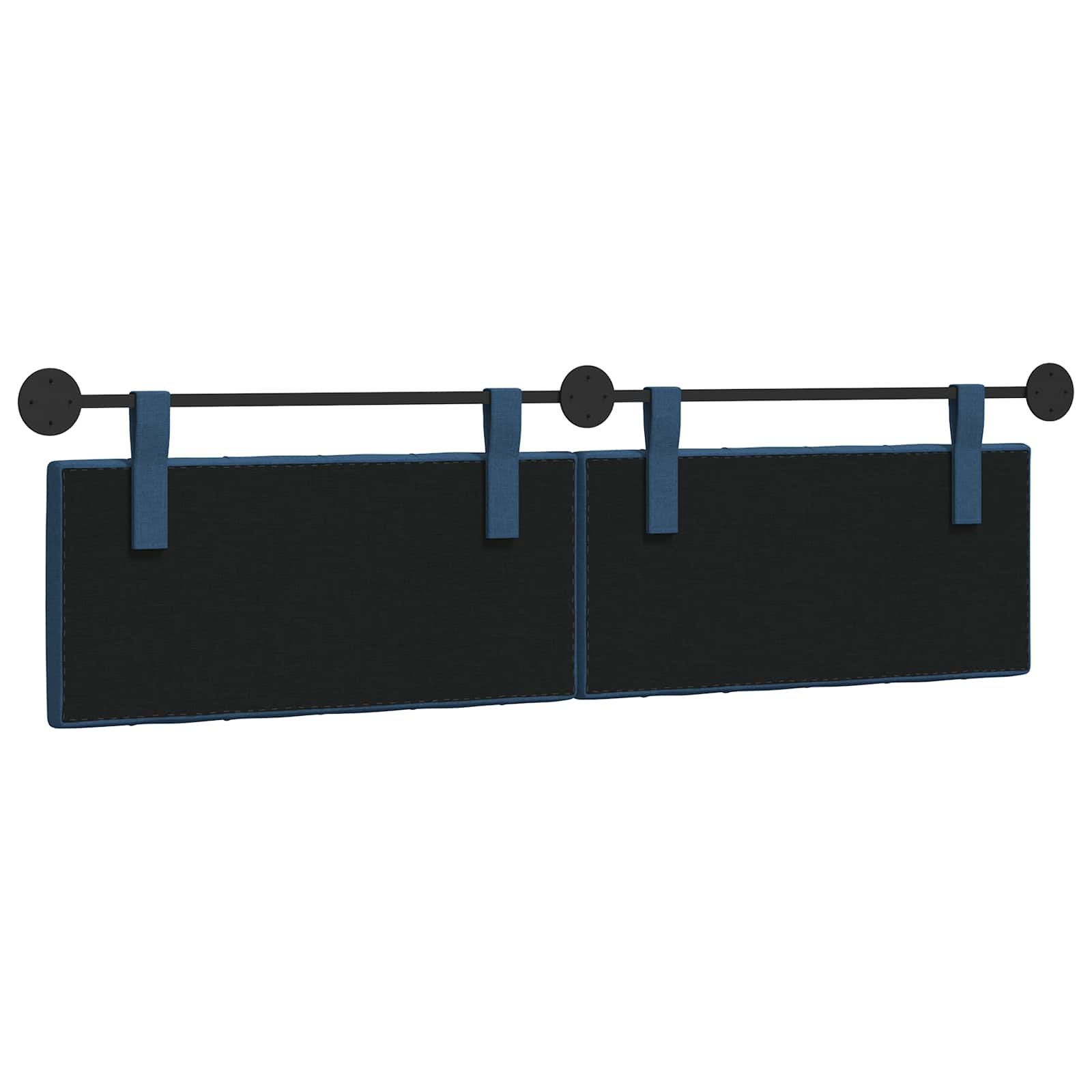 Tête de lit suspendue Bleu Tissu - XIOS