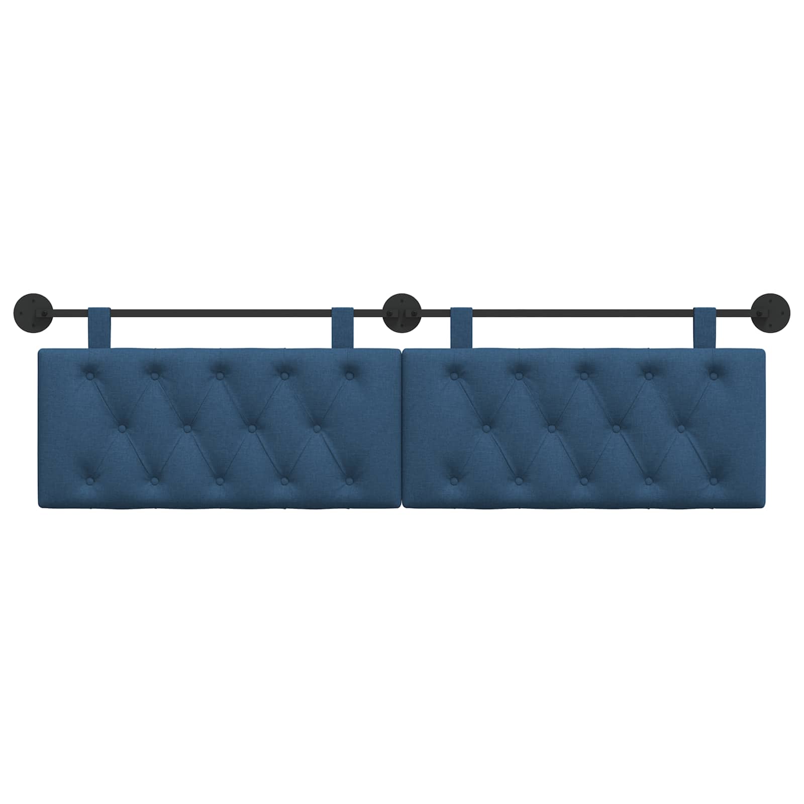 Tête de lit suspendue Bleu Tissu - XIOS