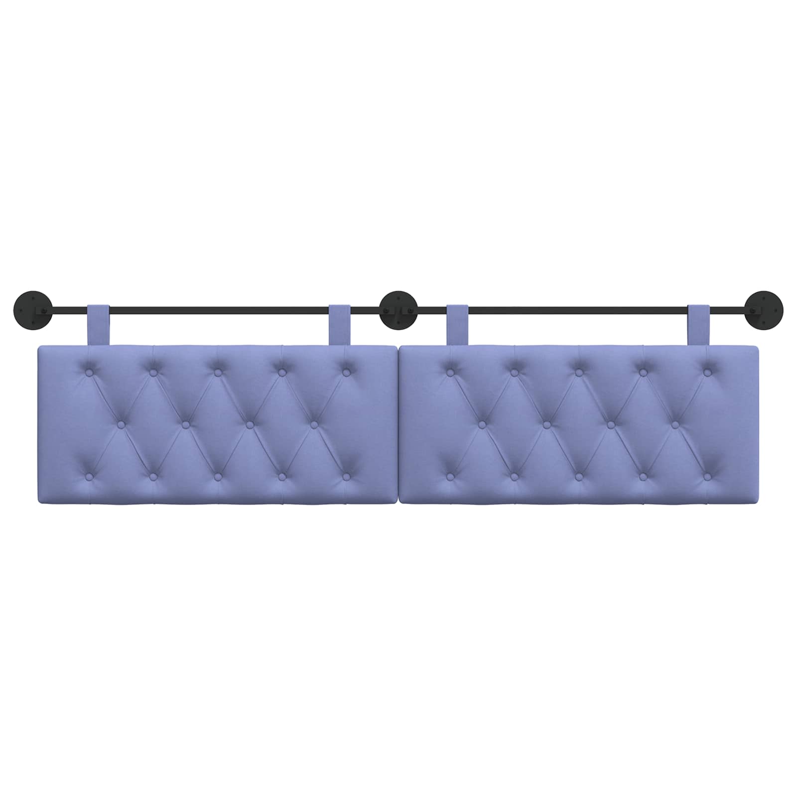 Tête de lit suspendue Bleu denim Tissu - XIOS
