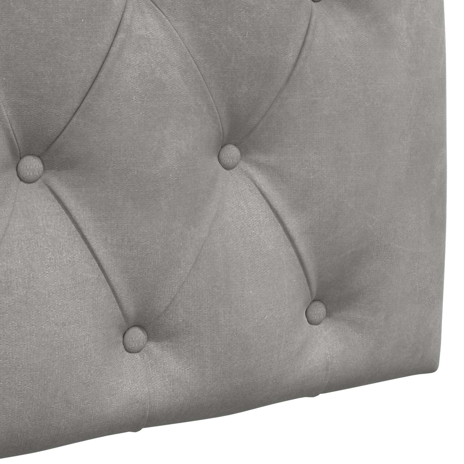 Tête de lit suspendue Gris clair Velours - XIOS