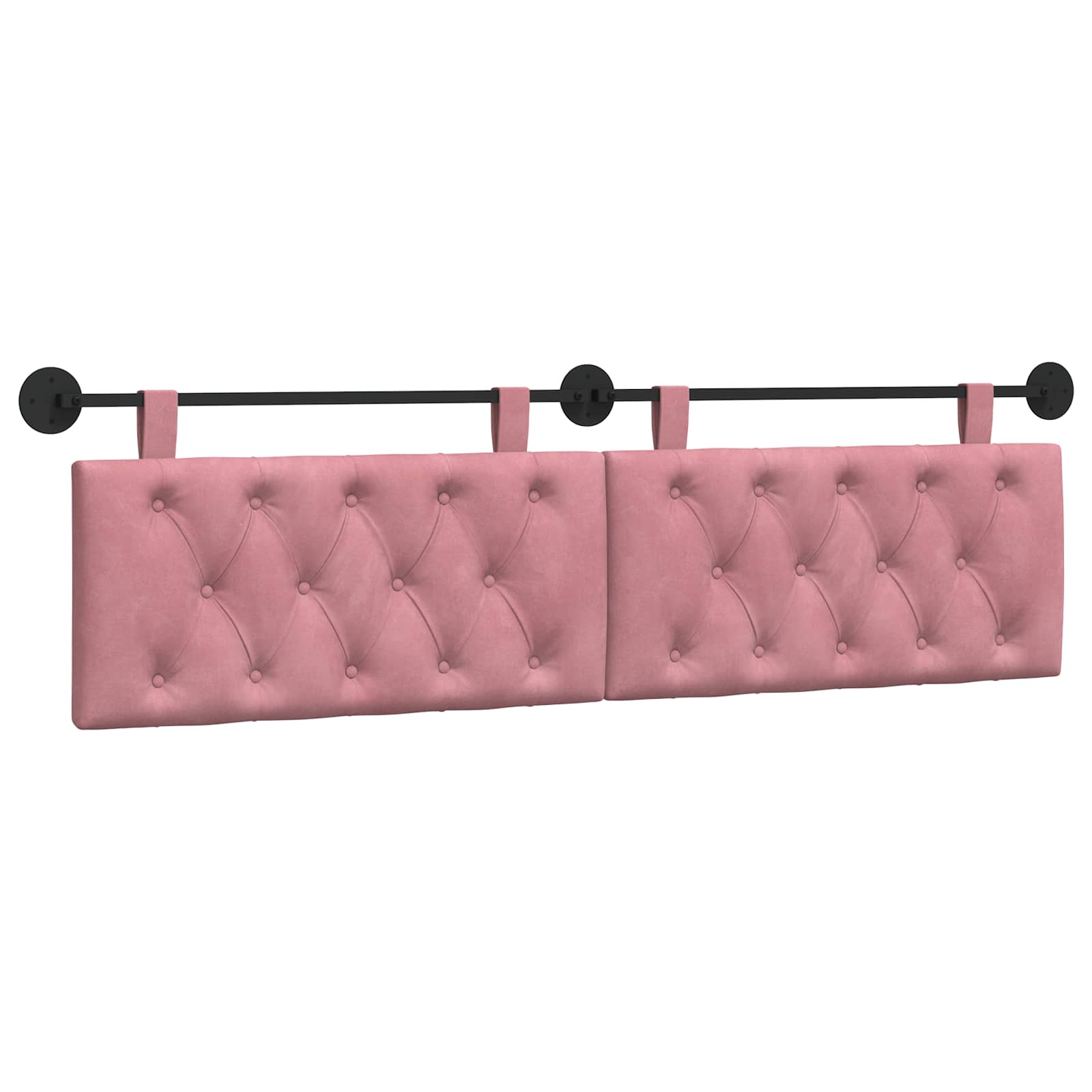 Tête de lit suspendue Rose Velours - XIOS