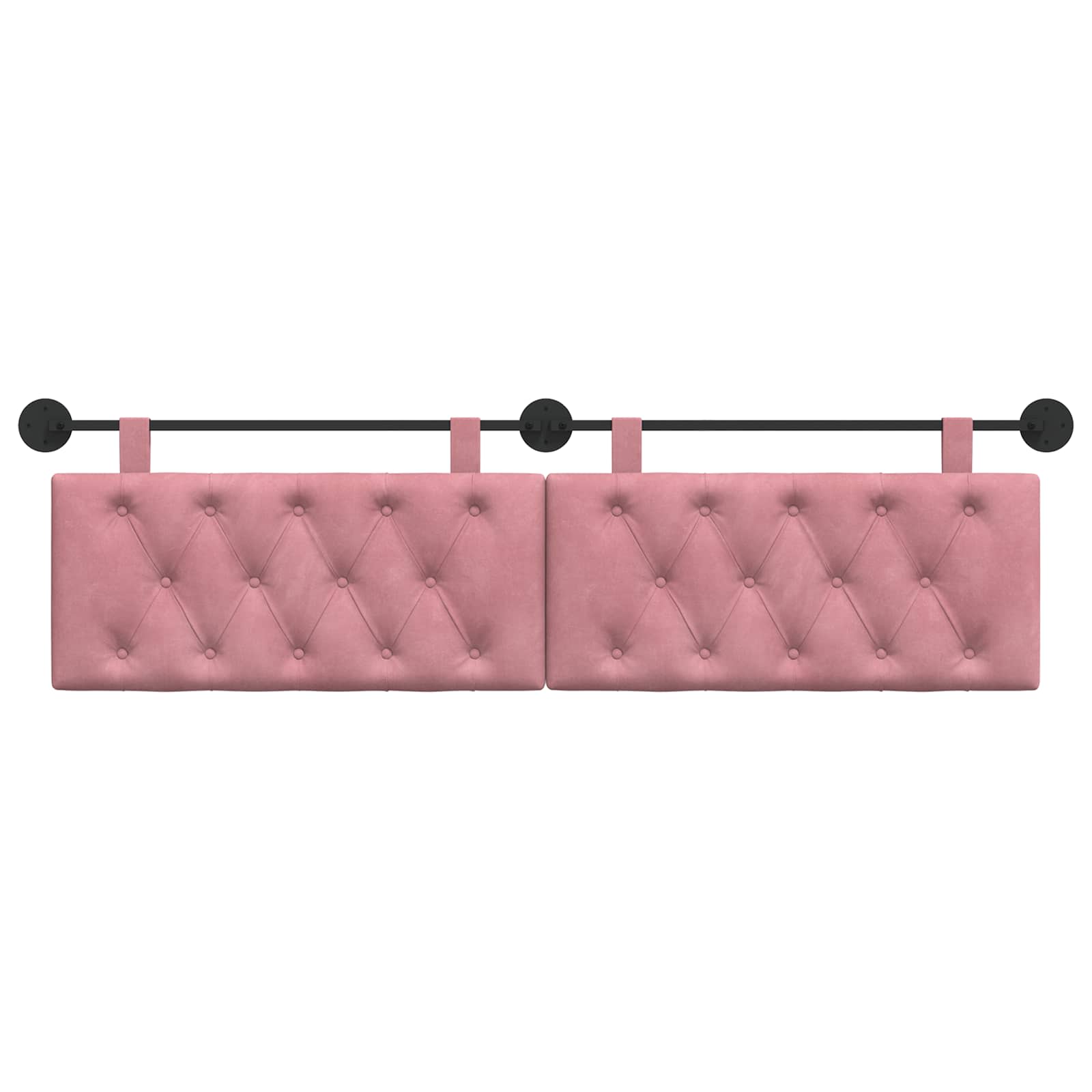 Tête de lit suspendue Rose Velours - XIOS
