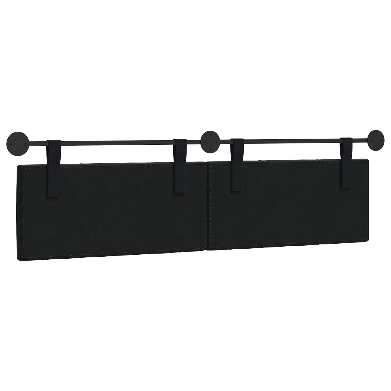 Tête de lit suspendue Noir Velours - XIOS
