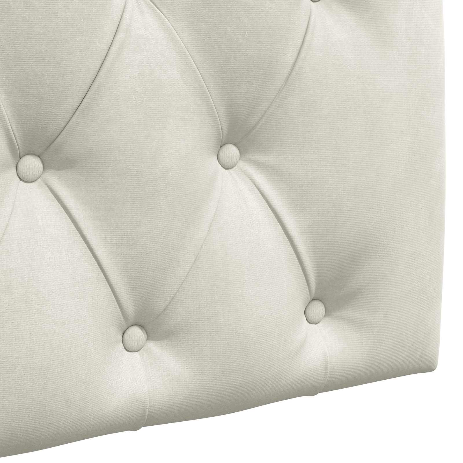 Tête de lit suspendue Crème Velours - XIOS