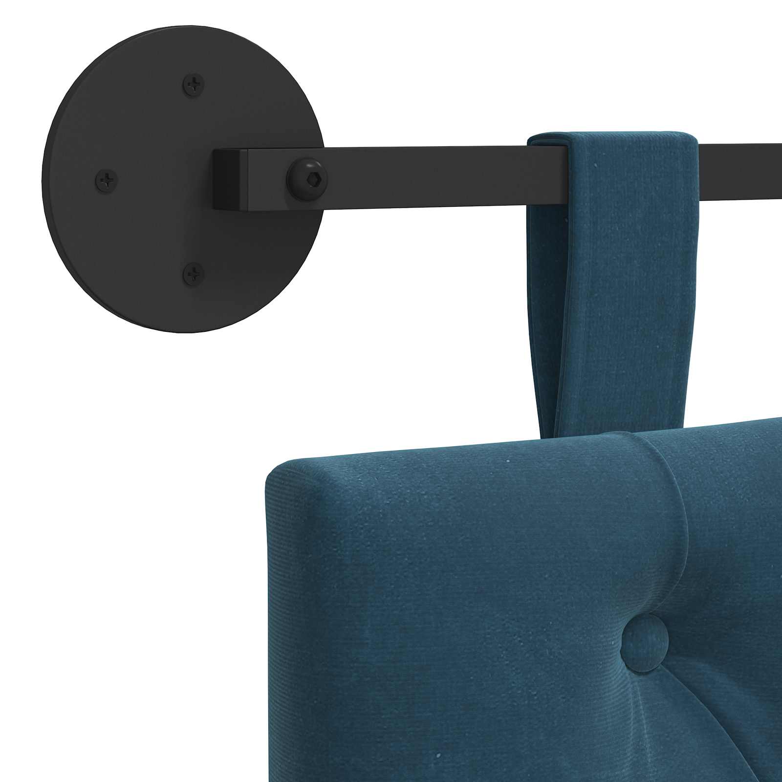 Tête de lit suspendue Bleu Velours - XIOS