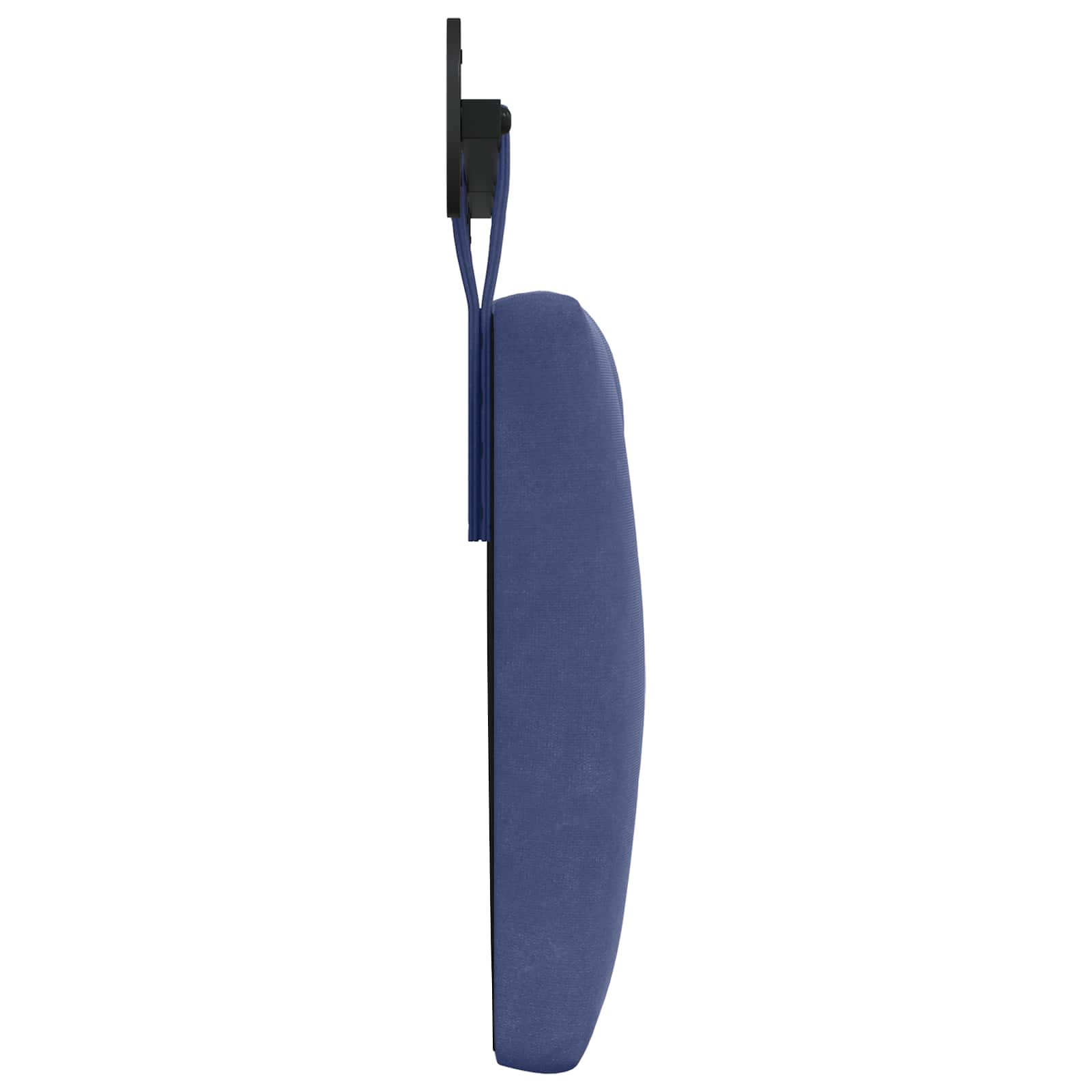 Tête de lit suspendue Bleu police Velours - XIOS