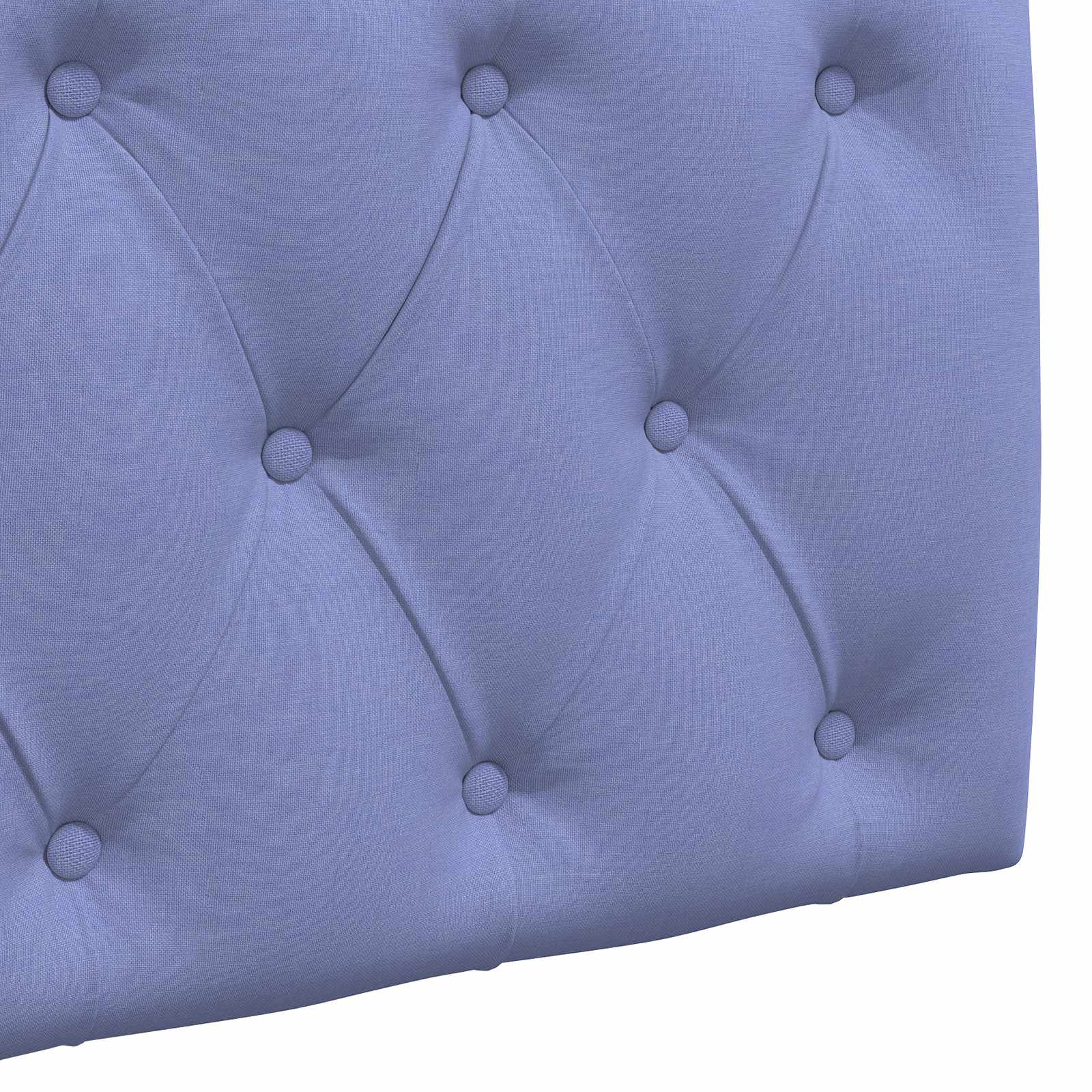 Tête de lit suspendue Bleu denim Tissu - XIOS