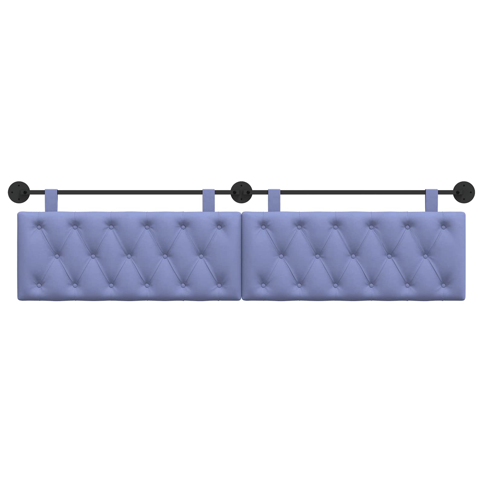 Tête de lit suspendue Bleu denim Tissu - XIOS