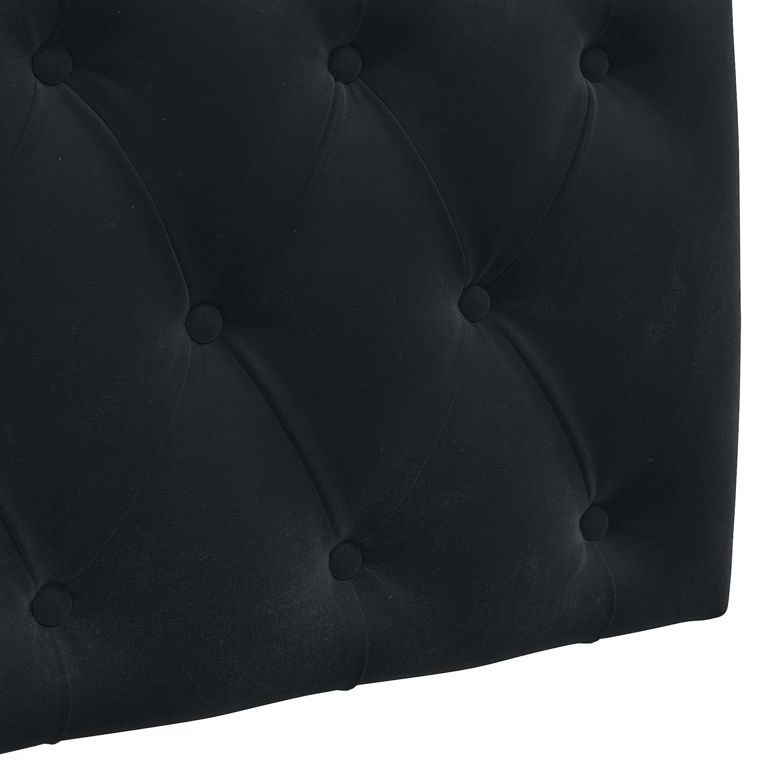 Tête de lit suspendue Noir 210 x 55 x 7 cm Velours - XIOS