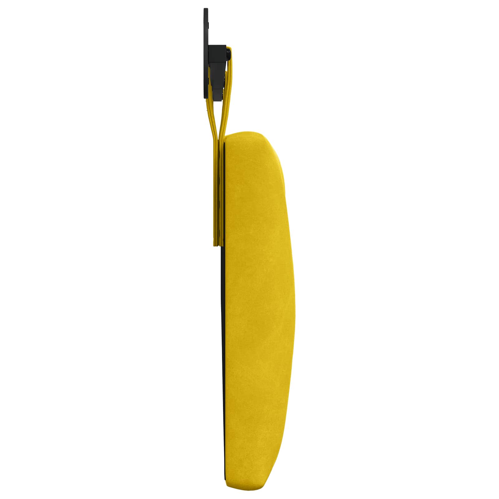 Tête de lit suspendue Jaune 210 x 55 x 7 cm Velours - XIOS