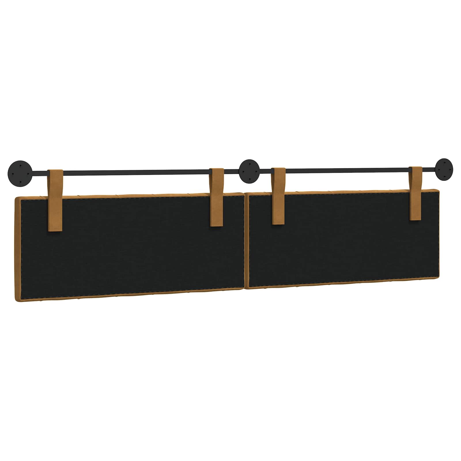 Tête de lit suspendue Marron Velours - XIOS