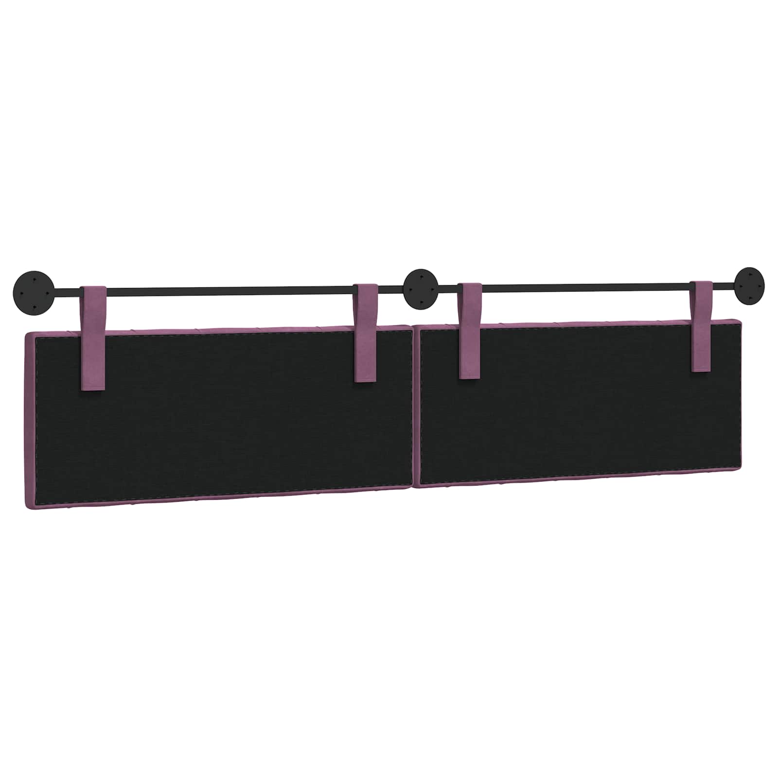Tête de lit suspendue Pourpre 210 x 55 x 7 cm Velours - XIOS