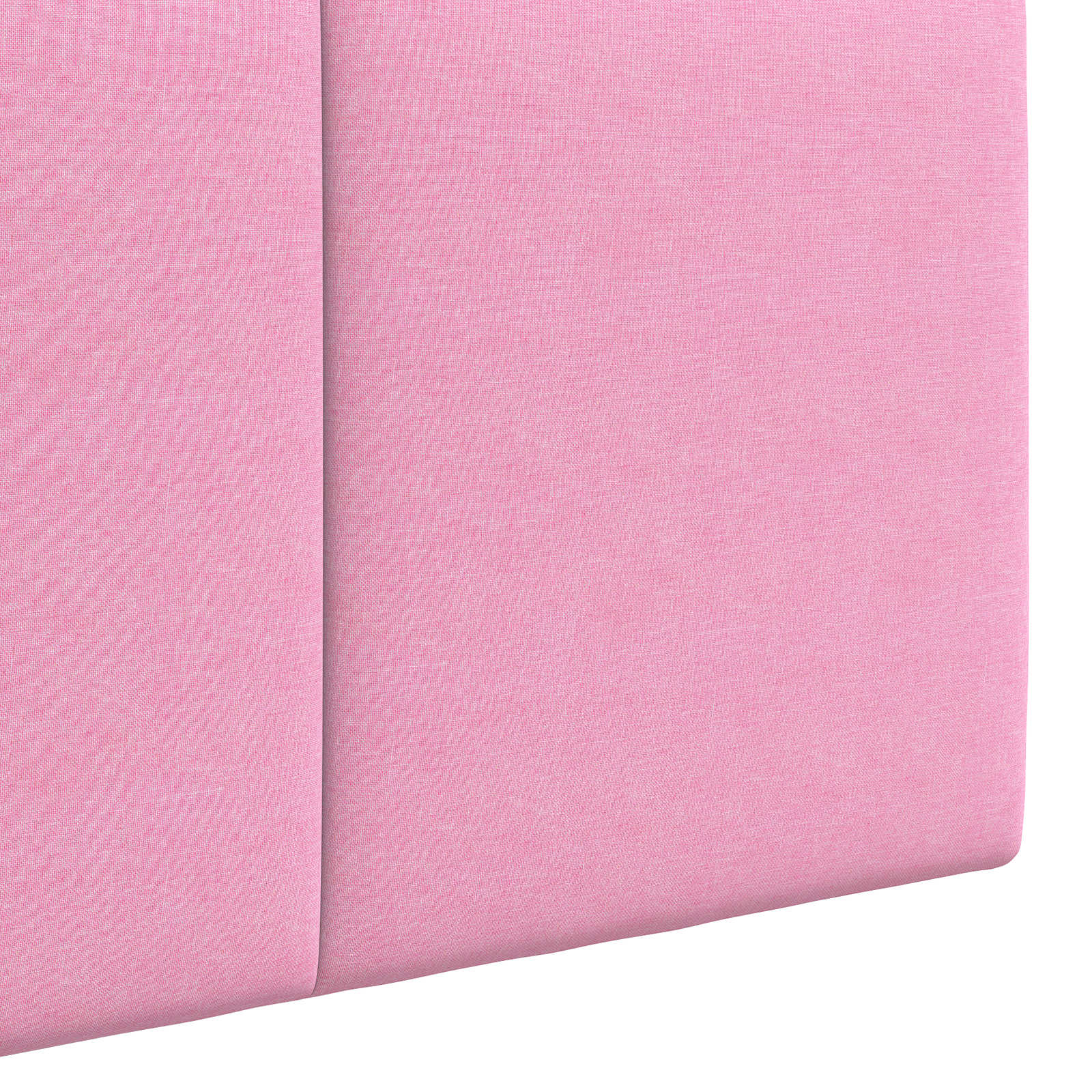 Tête de lit suspendue Montage mural Rose 110 x 55 x 5 cm tissu - XIOS