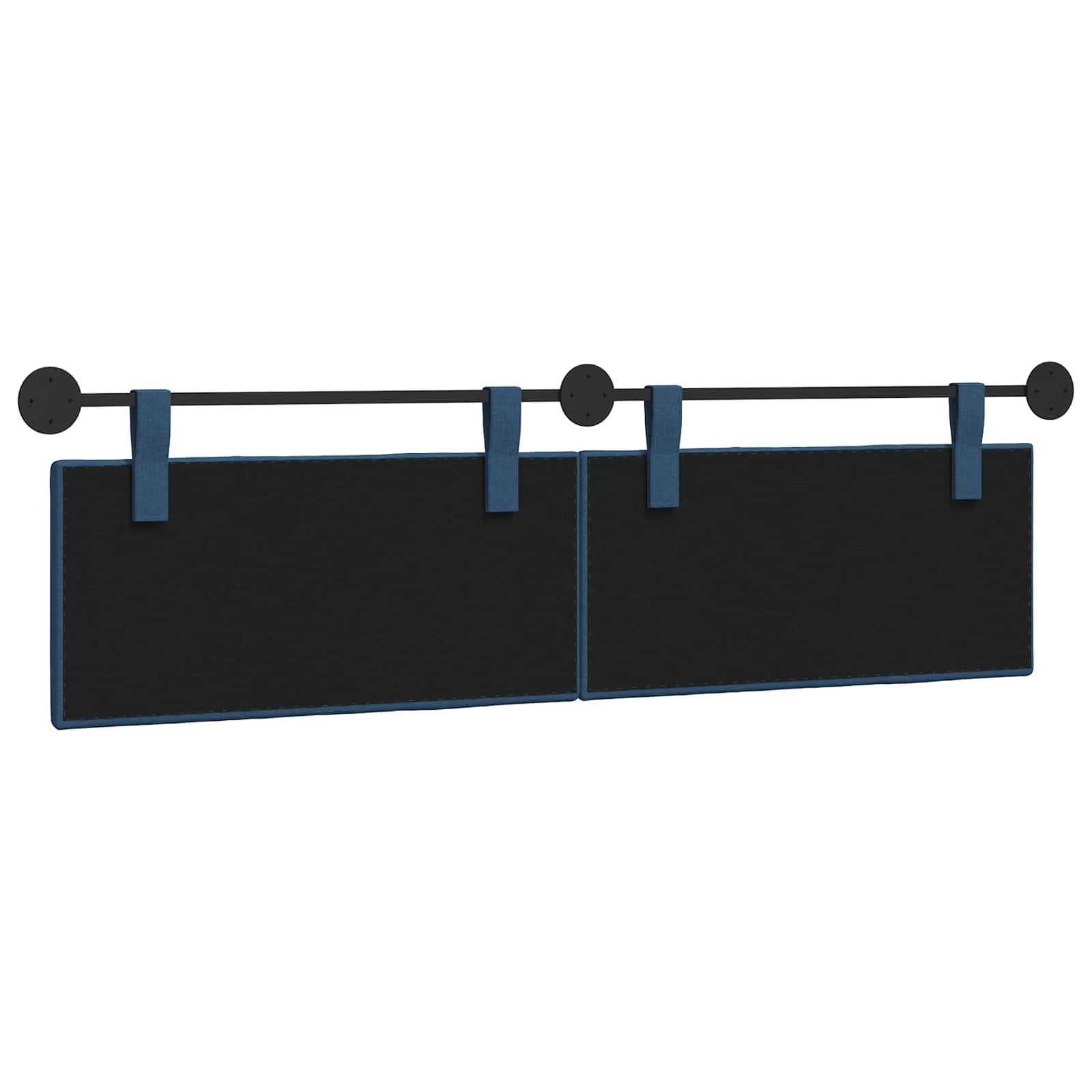 Tête de lit suspendue Bleu Tissu - XIOS