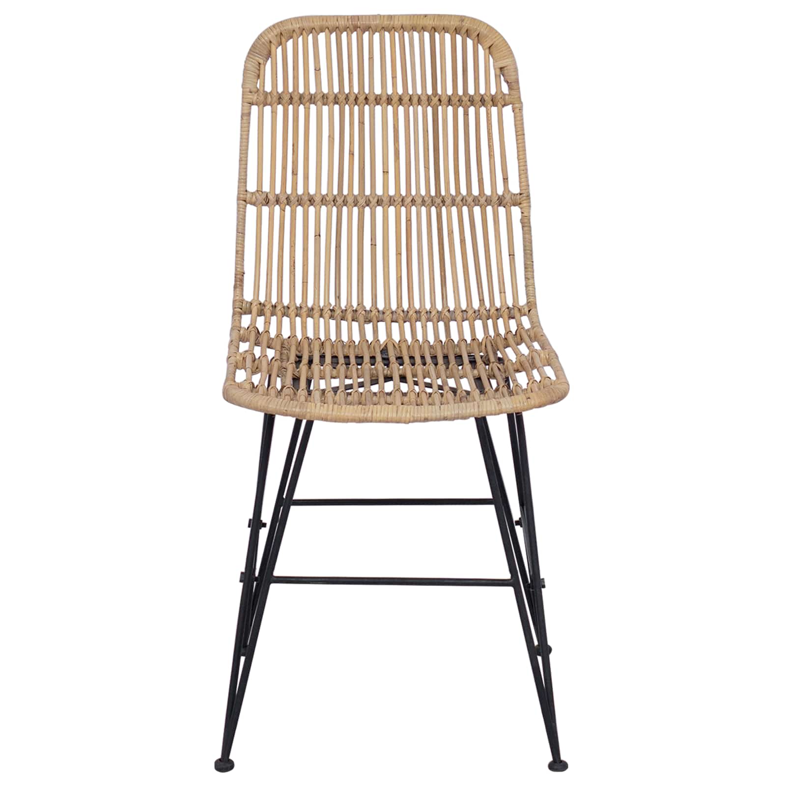 Chaise de salle à manger 2 pcs Naturel 41 x 55 x 85 cm - XIOS