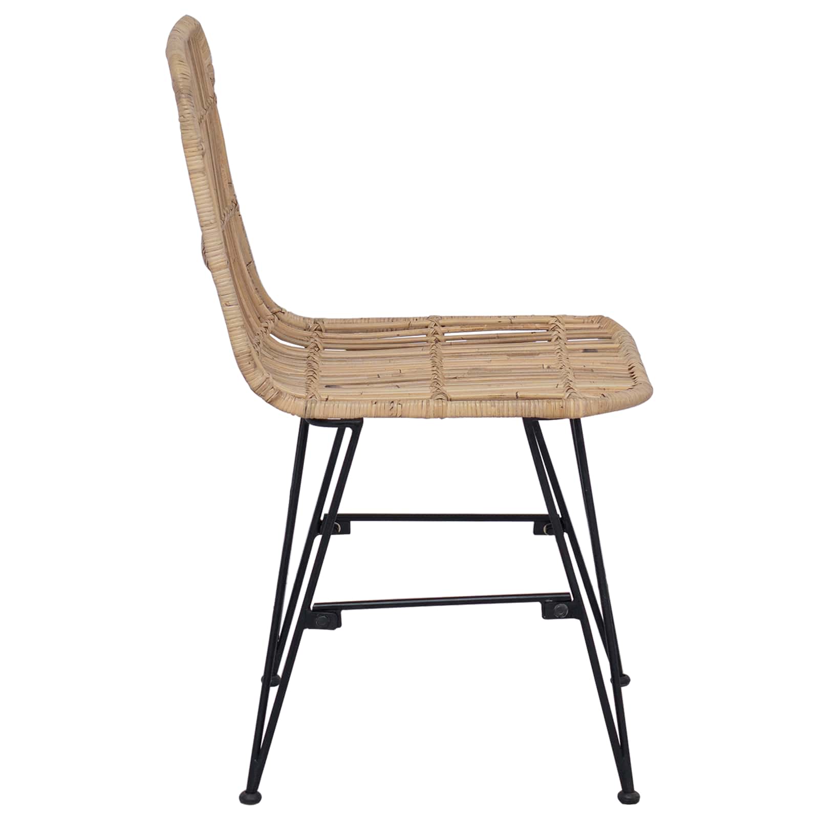 Chaise de salle à manger 2 pcs Naturel 41 x 55 x 85 cm - XIOS