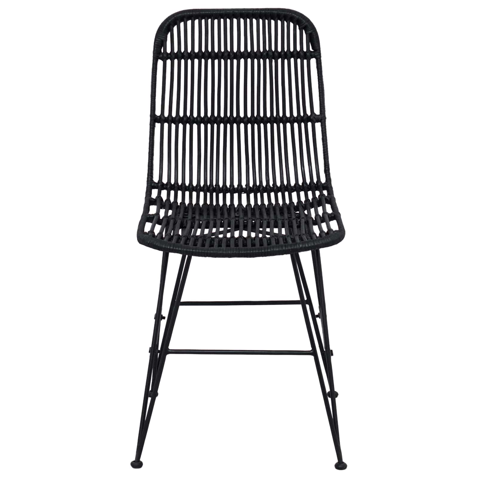 Chaise de salle à manger 2 pcs Noir 41 x 55 x 85 cm - XIOS
