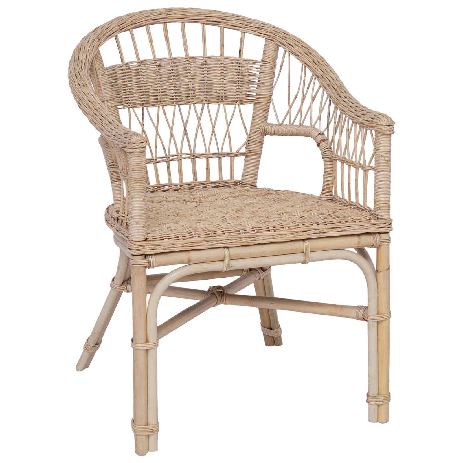 Chaise empilable Naturel 60 x 60 x 81 cm Rotin - XIOS
