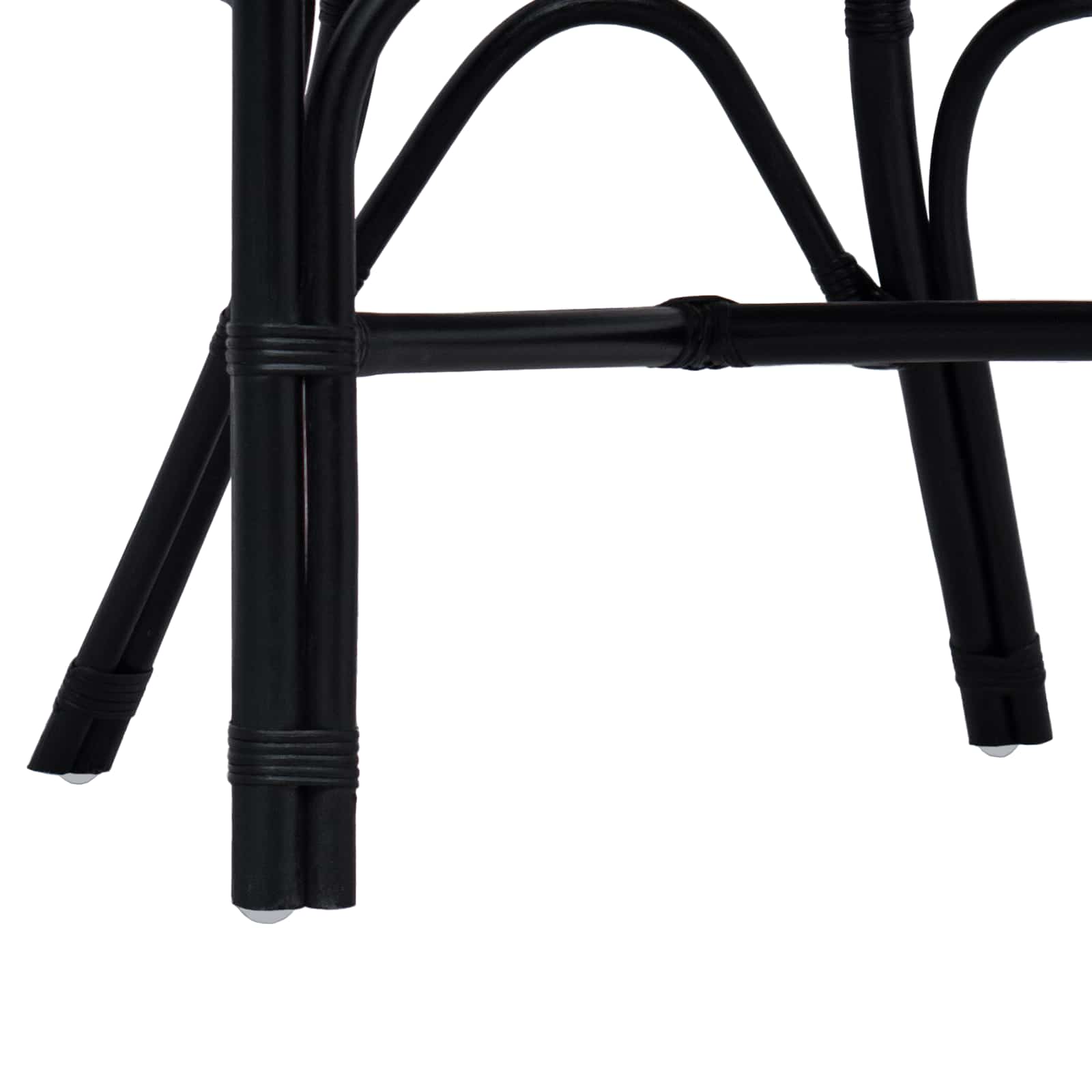 Chaise empilable Noir 58 x 60 x 81 cm Rotin - XIOS