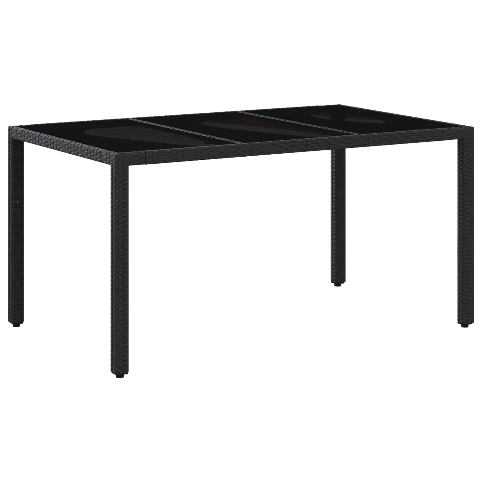 Ensemble de repas extérieur 5 pcs Noir et blanc crème - XIOS