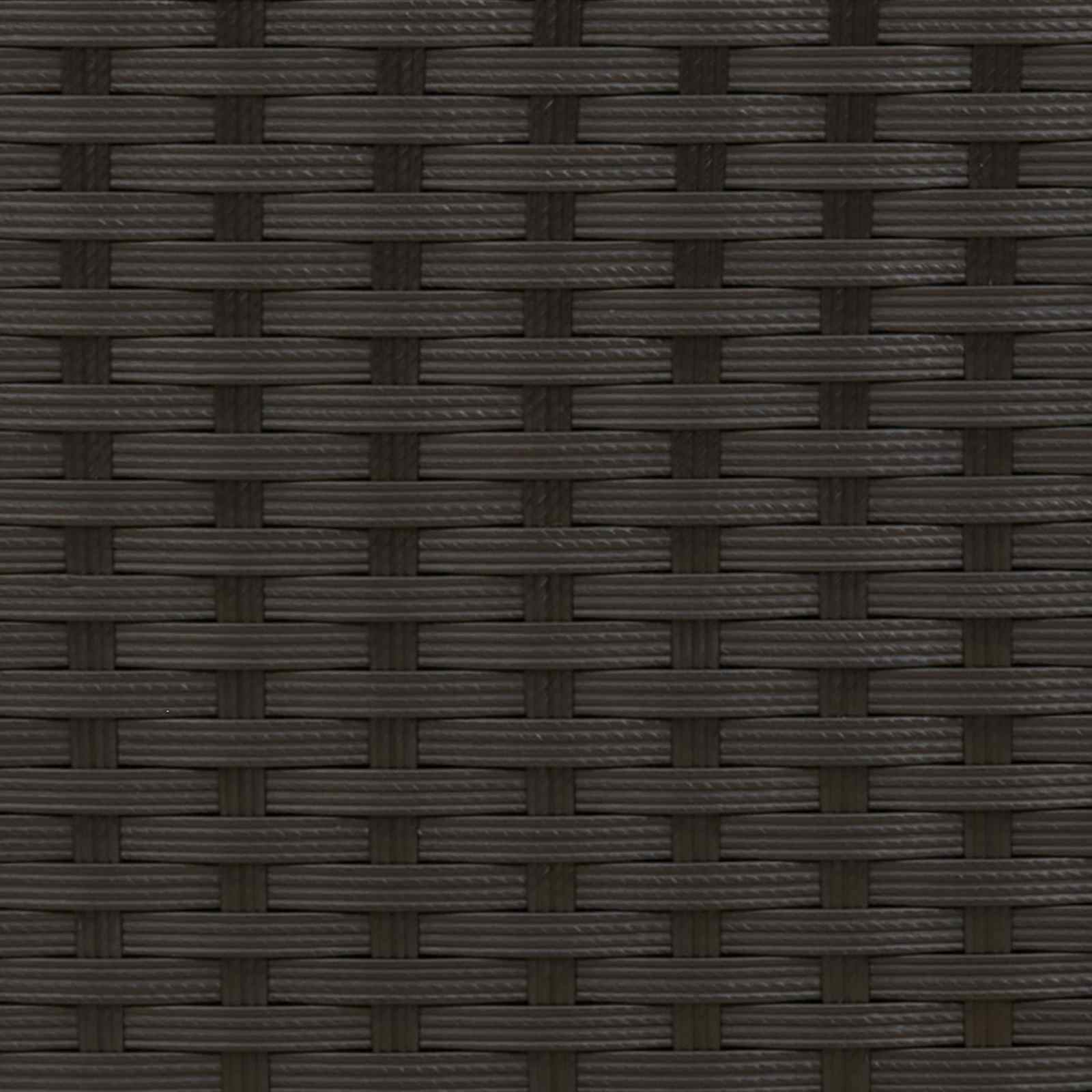 Ensemble de repas extérieur 9 pcs Noir 190 x 90 x 75 cm - XIOS