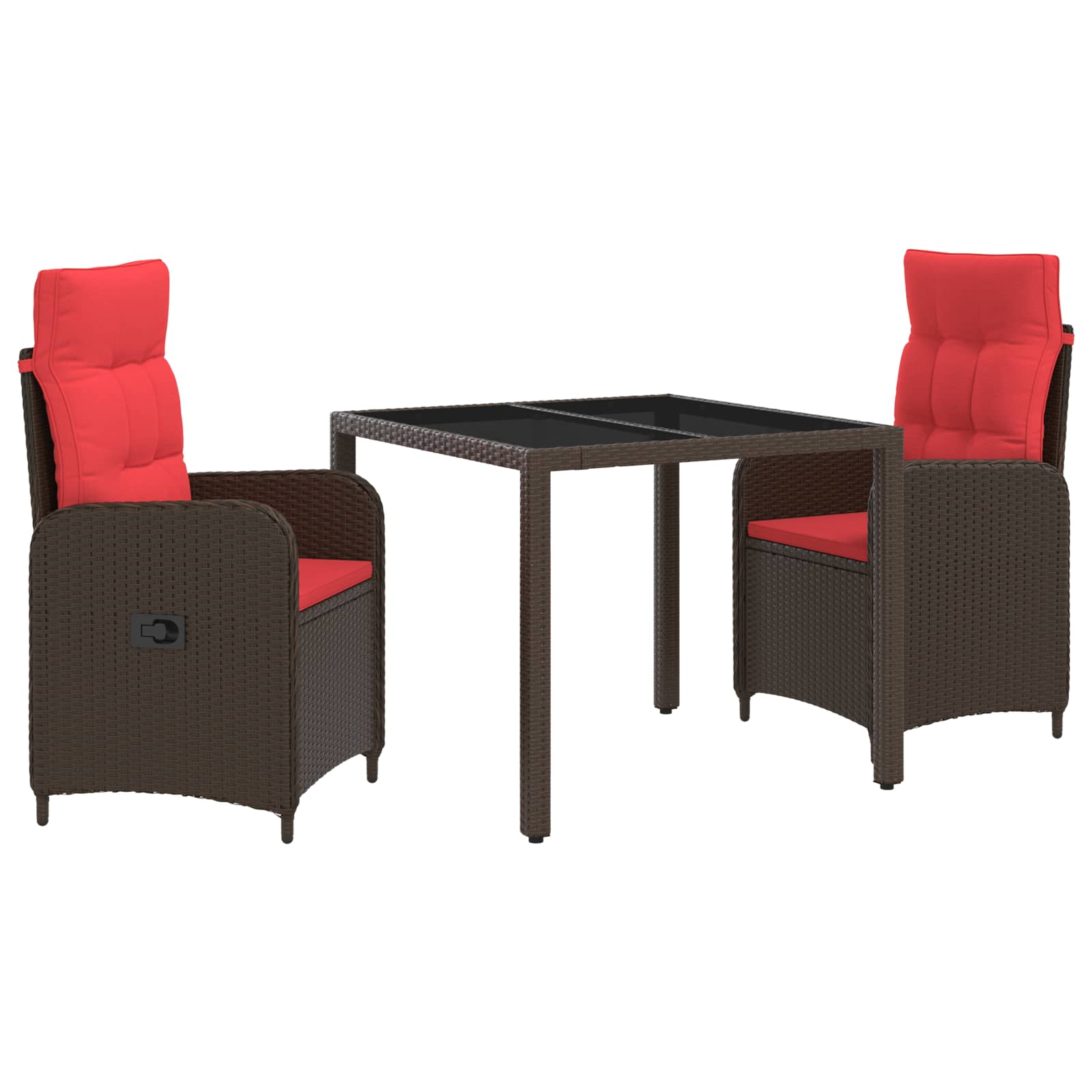 Ensemble de repas extérieur 3 pcs polyrotin