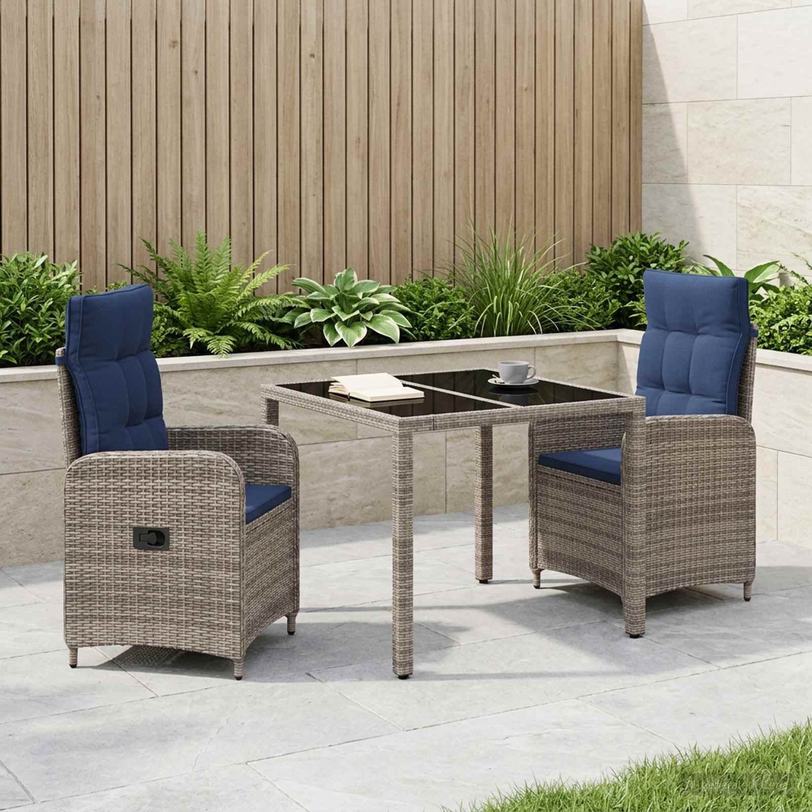 Ensemble de repas extérieur 3 pc polyrotin - XIOS