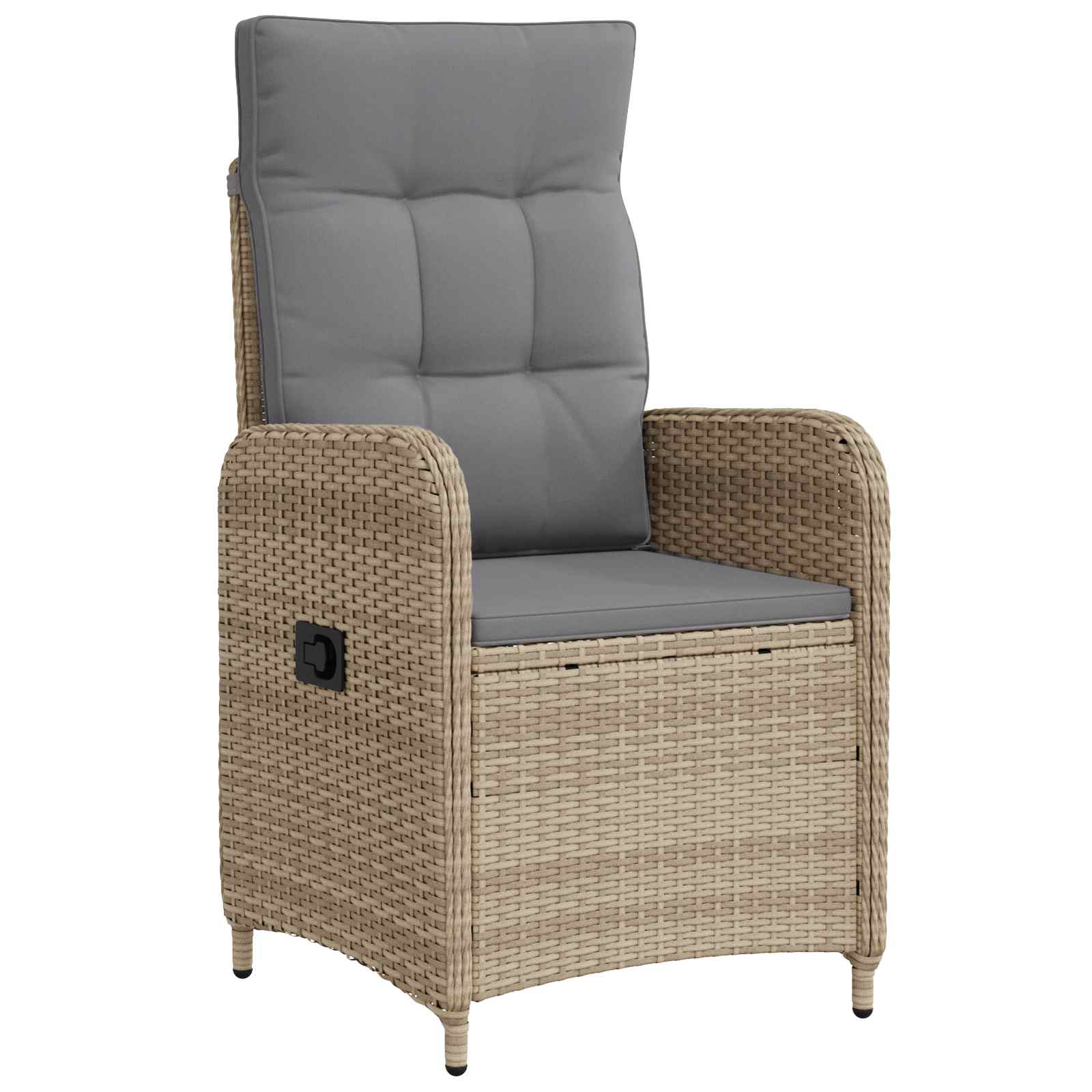 Ensemble de repas extérieur 5 pcs Beige et Gris clair - XIOS
