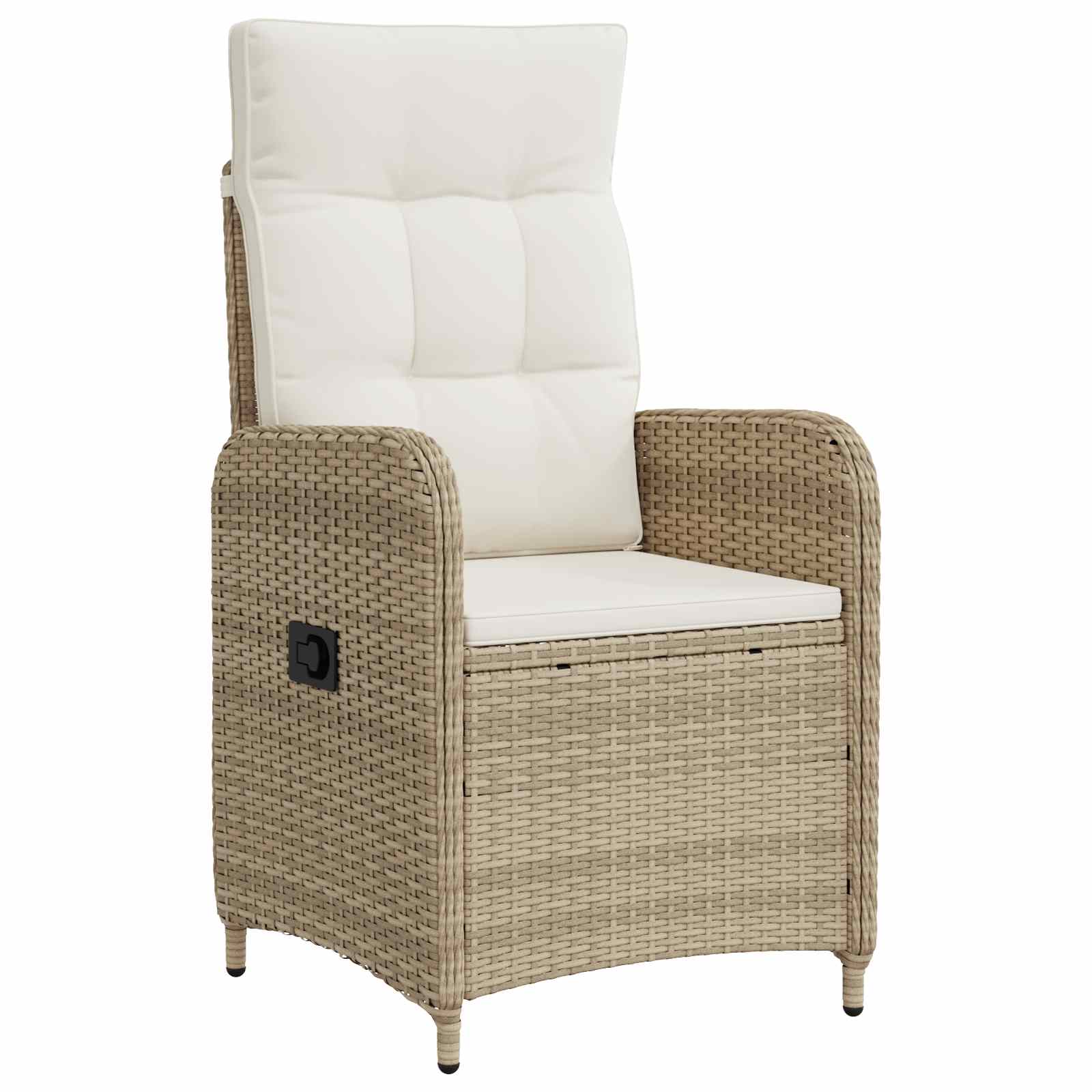 Ensemble de repas extérieur 5 pcs Beige et blanc crème - XIOS