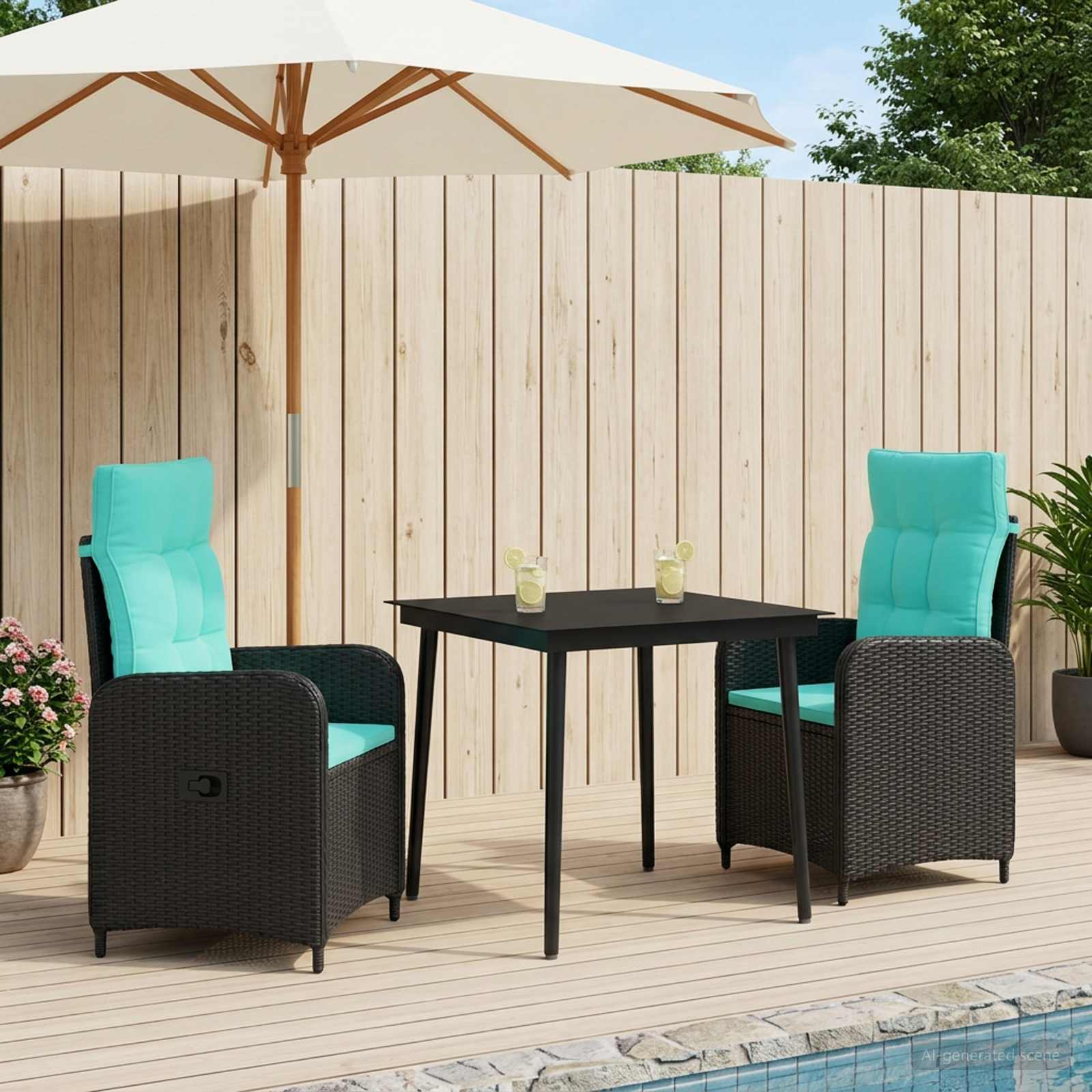 Ensemble de Tables Basses 3 pc