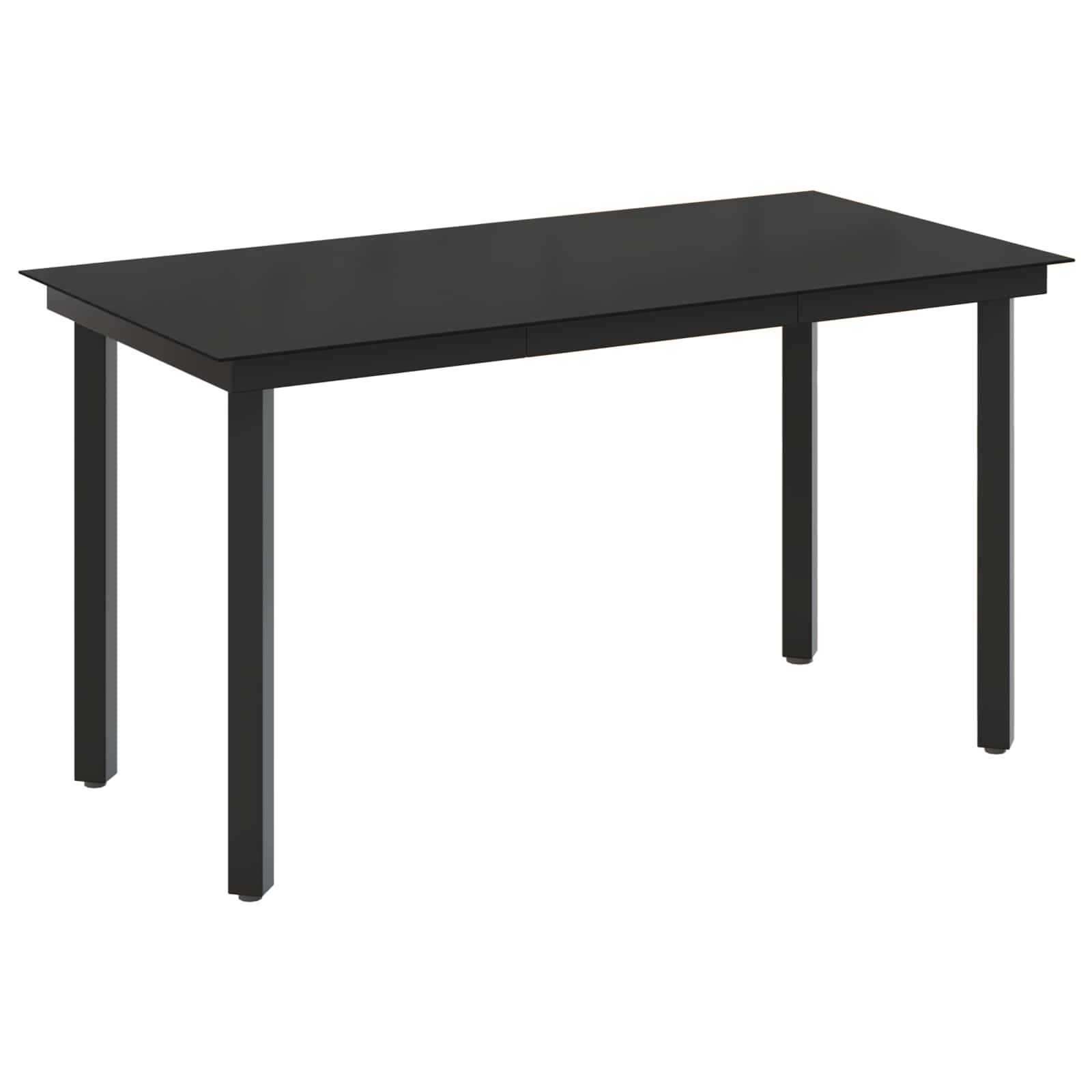 Ensemble de Tables Basses avec coussin avec oreiller 5 pcs Noir - XIOS
