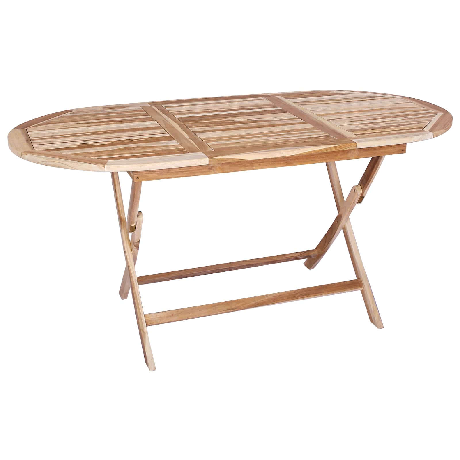 Ensemble de meubles de jardin 7 pc Naturel Bois de teck massif - XIOS