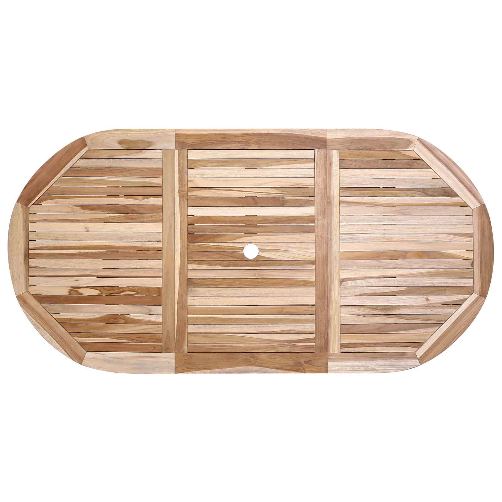 Ensemble de meubles de jardin 7 pc Naturel Bois de teck massif - XIOS