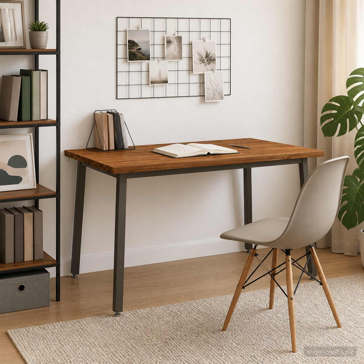 Table à manger carrée 140 x 90 x 75 cm Bois d'Acacia Massif