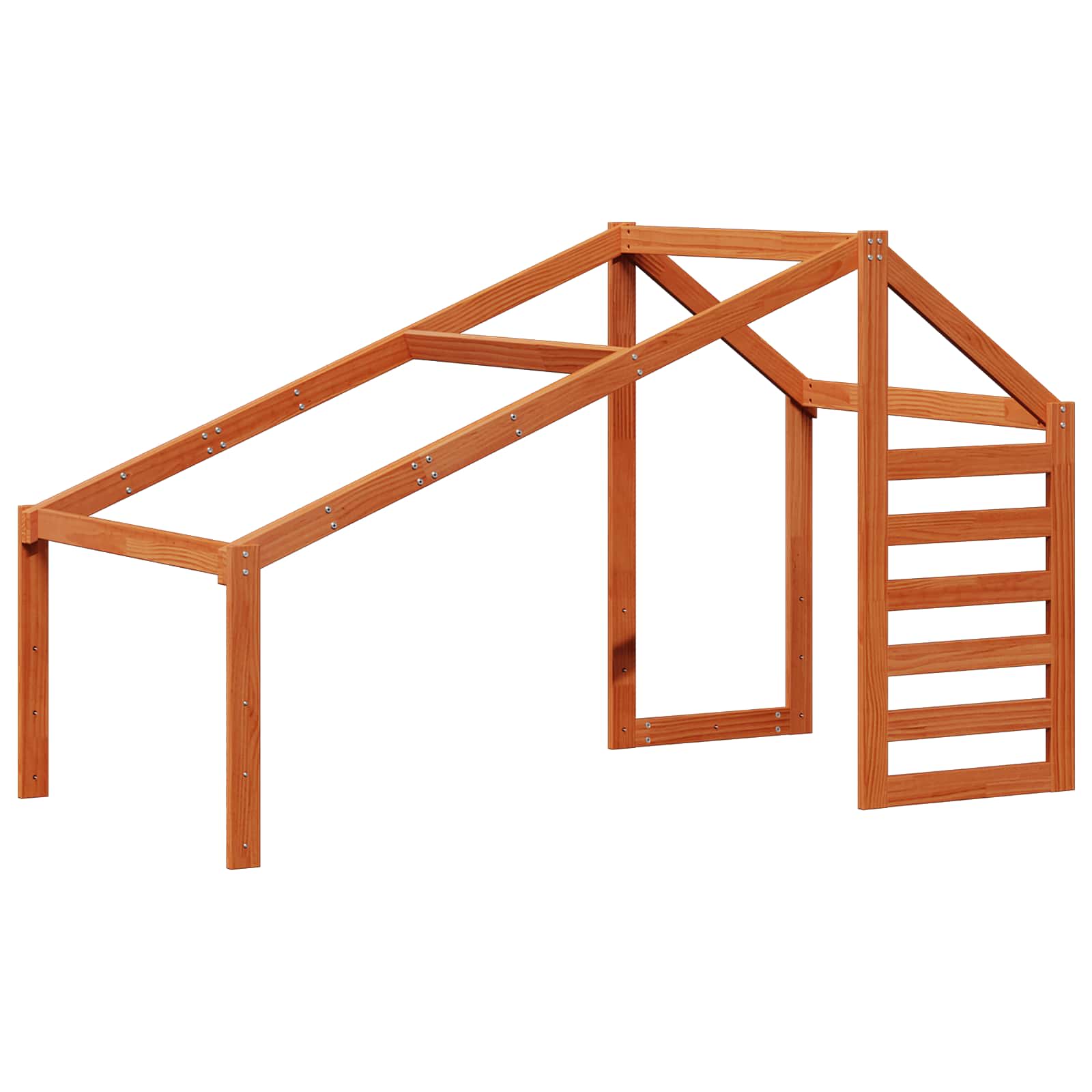 Cadre de lit mezzanine Brun Ciré 90 x 190 cm Pin massif - XIOS