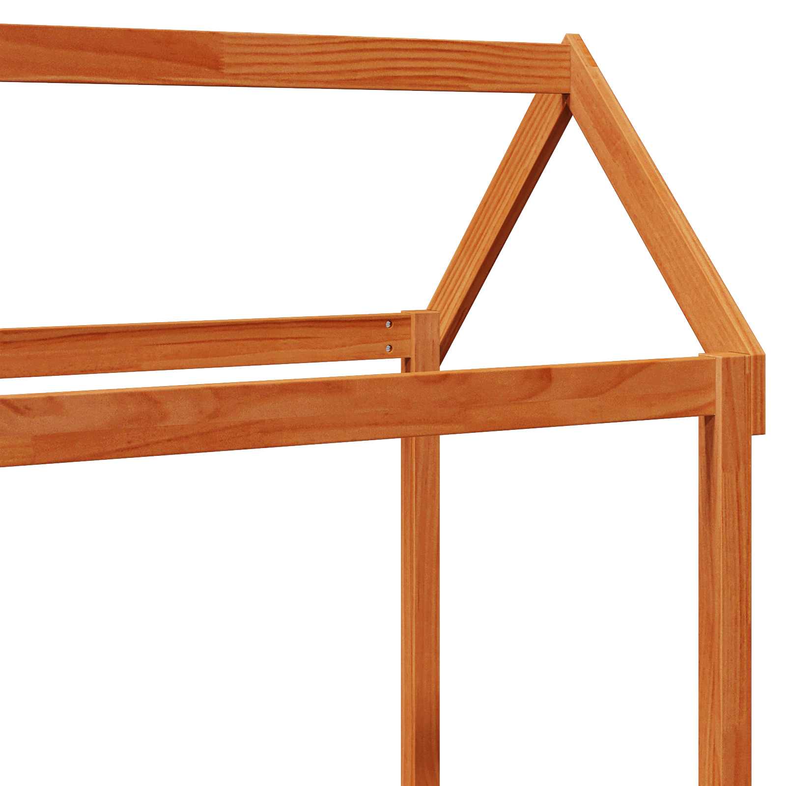 Ensemble Lit de Jour Brun Ciré 90 x 200 cm Pin massif - XIOS