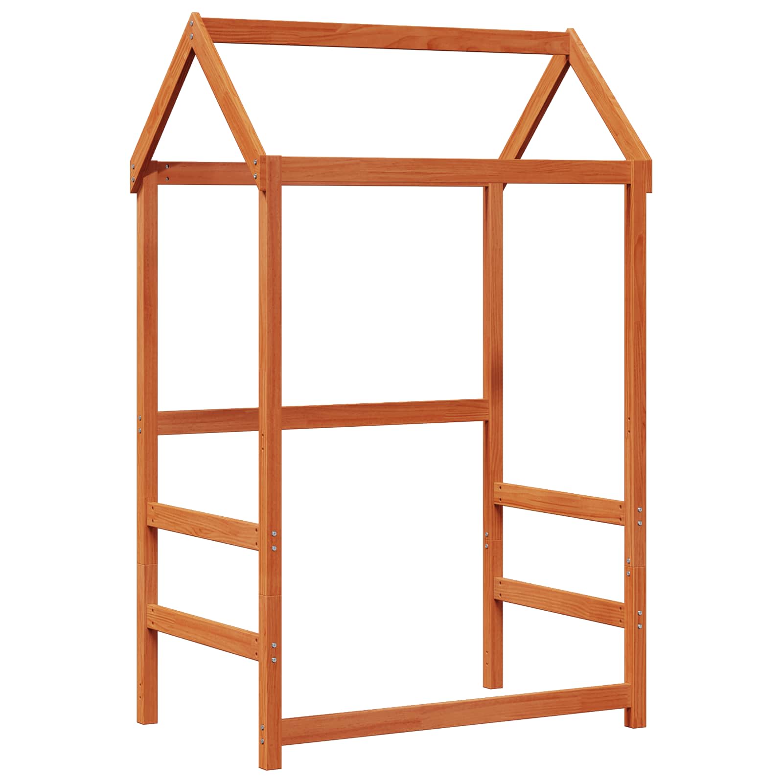 Ensemble Lit de Jour Brun Ciré 90 x 200 cm Pin massif - XIOS