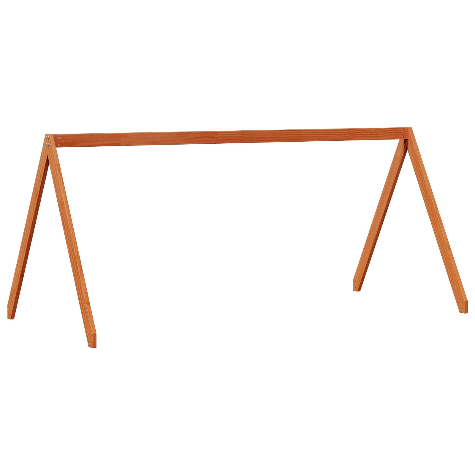 Cadre de lit mezzanine Brun Ciré 90 x 190 cm Pin massif - XIOS