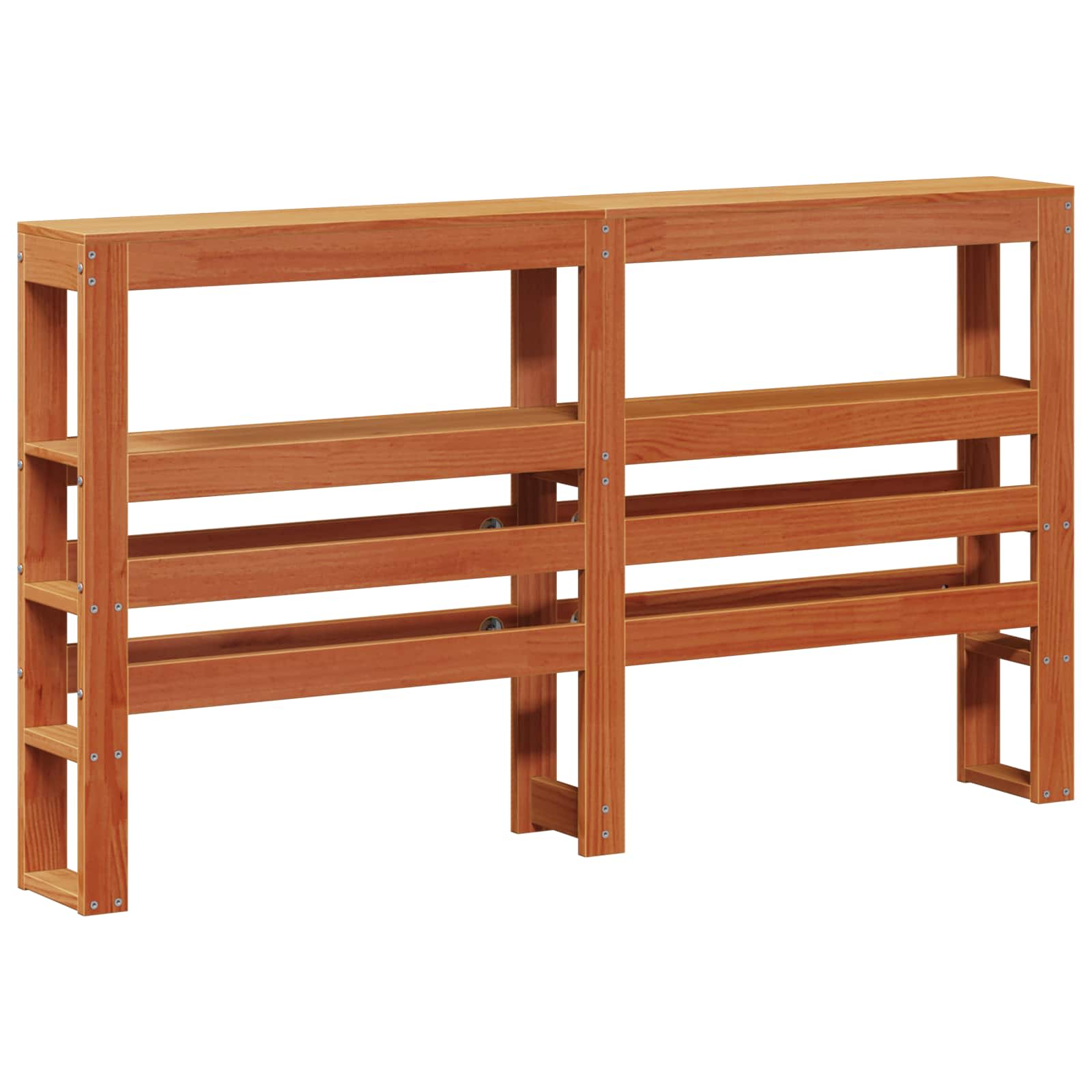 Cadre de lit Cire marron 120 x 200 cm Bois de Pin Massif - XIOS