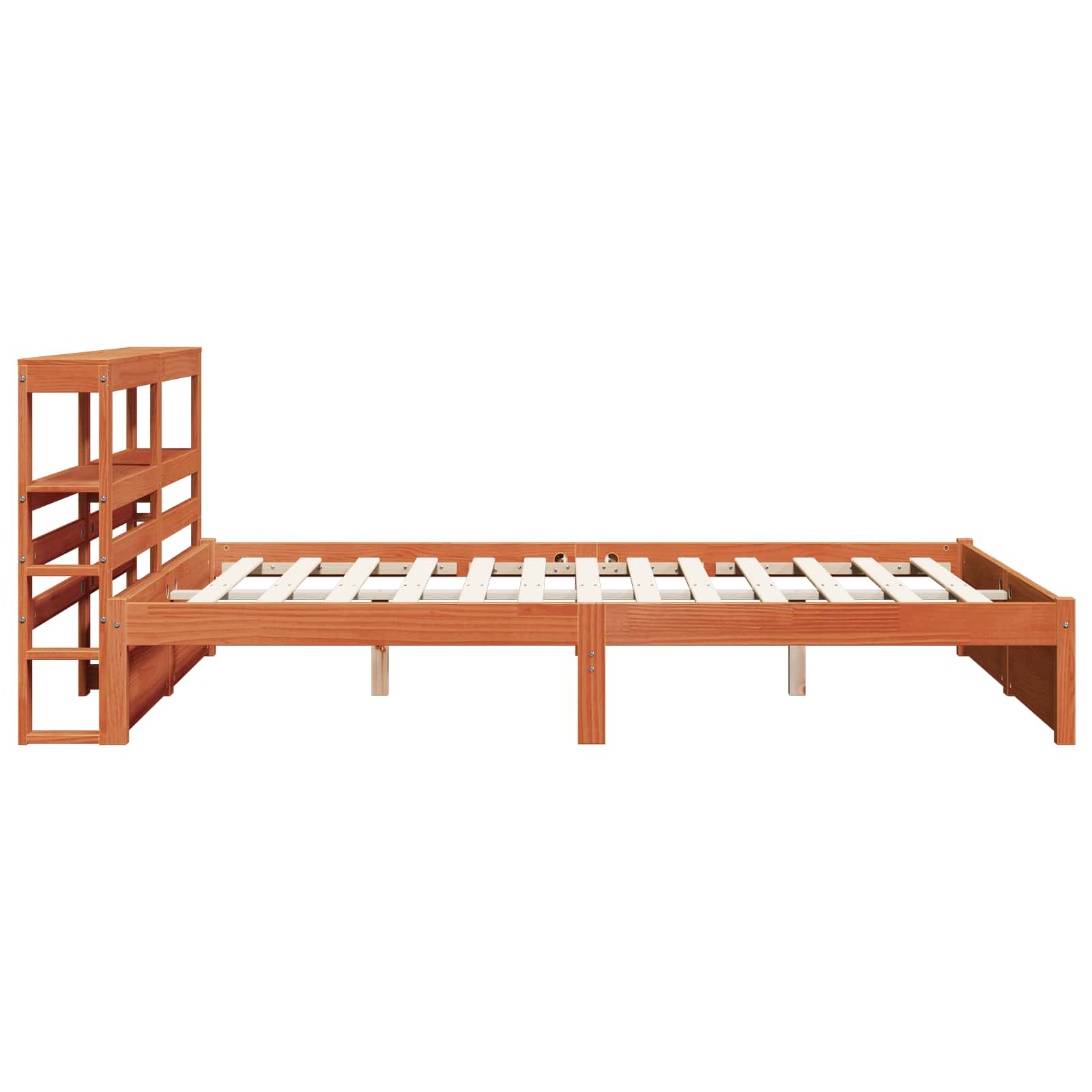 Cadre de lit Cire marron 120 x 200 cm Bois de Pin Massif - XIOS