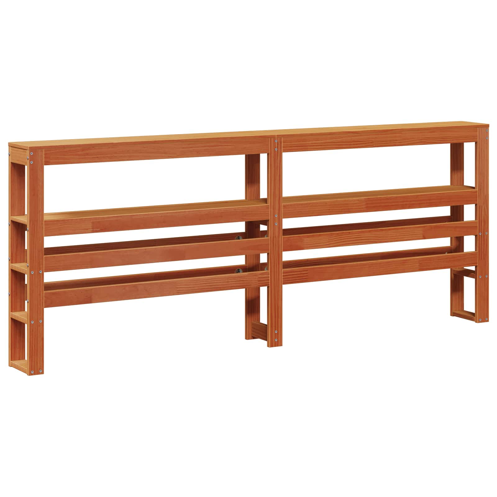 Cadre de lit Cire marron 180 x 200 cm Bois de Pin Massif - XIOS
